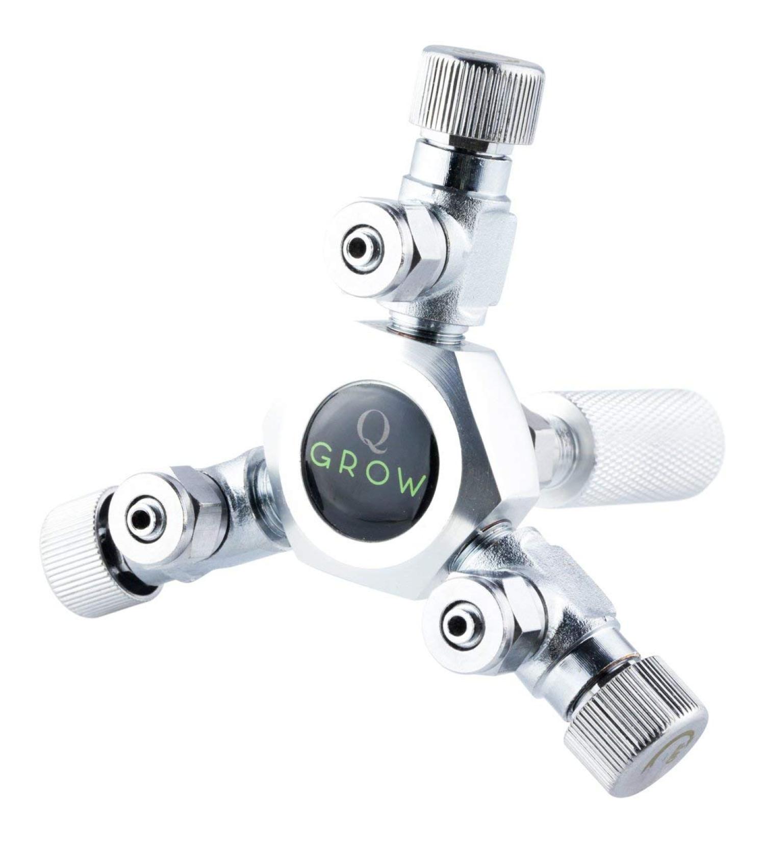 Q-Grow CO2 Splitter Distributor 3-Way | Efficient CO2 Distribution for Hydroponics - Buy Online on GoSupps.com