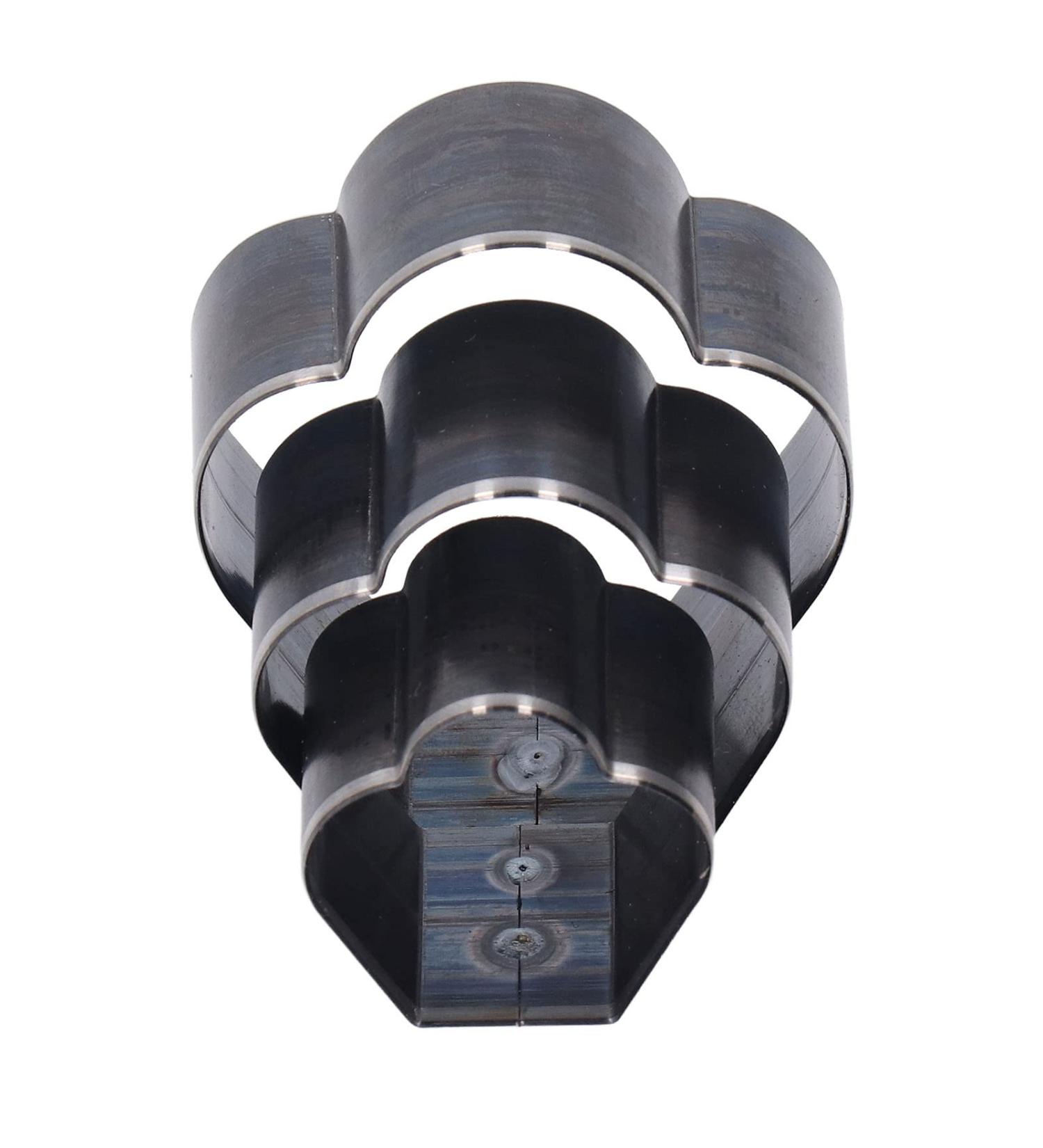 Crown-Shaped Leather Dance Tool Set - 3-Part Craft Punching Equipment | Alloyed Steel 1-Hole Hollow Punch - Buy Online on GoSupps.com