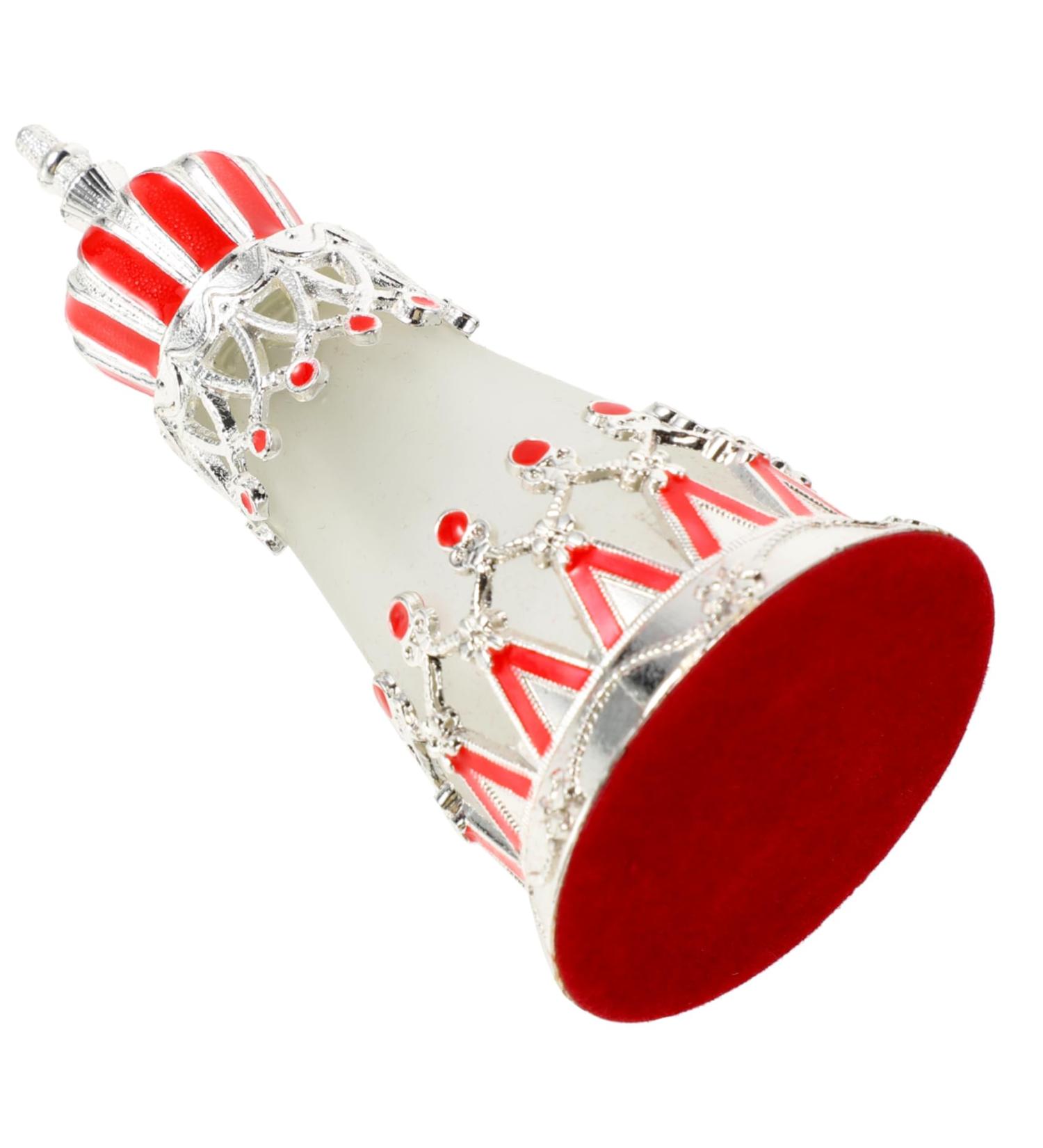 Ipetboom Dubai Perfume Empty Bottle Dropper Bottle Glass Arab 10x5CM Silver - Buy Online on GoSupps.com