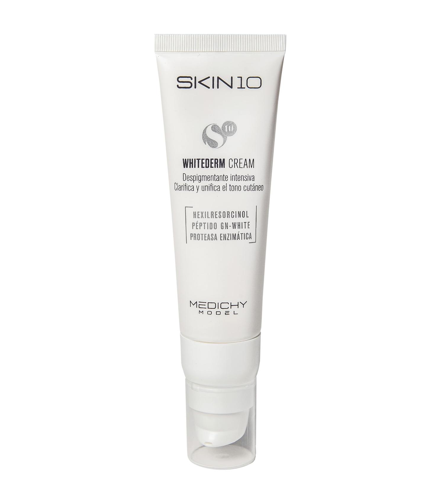 Chantelet Laboratories SA MEDICHY MODEL Skin10 Whitterm Cream Connecting and depigmenting cream Hydratating formula for a egal skin int 50 ml - Buy Online on GoSupps.com