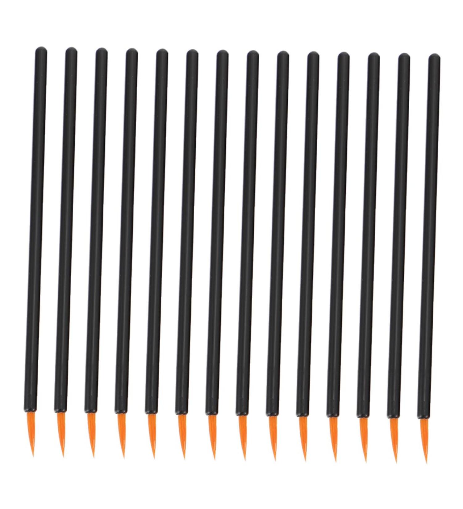 DOITOOL 200 Pcs Disposable Eyeliner Brush Makeup Brush Gel Eyeliner Pencil Artificial Fiber Brush Make up 9x6.5cmx2pcs Blackx2pcs - Buy Online on GoSupps.com