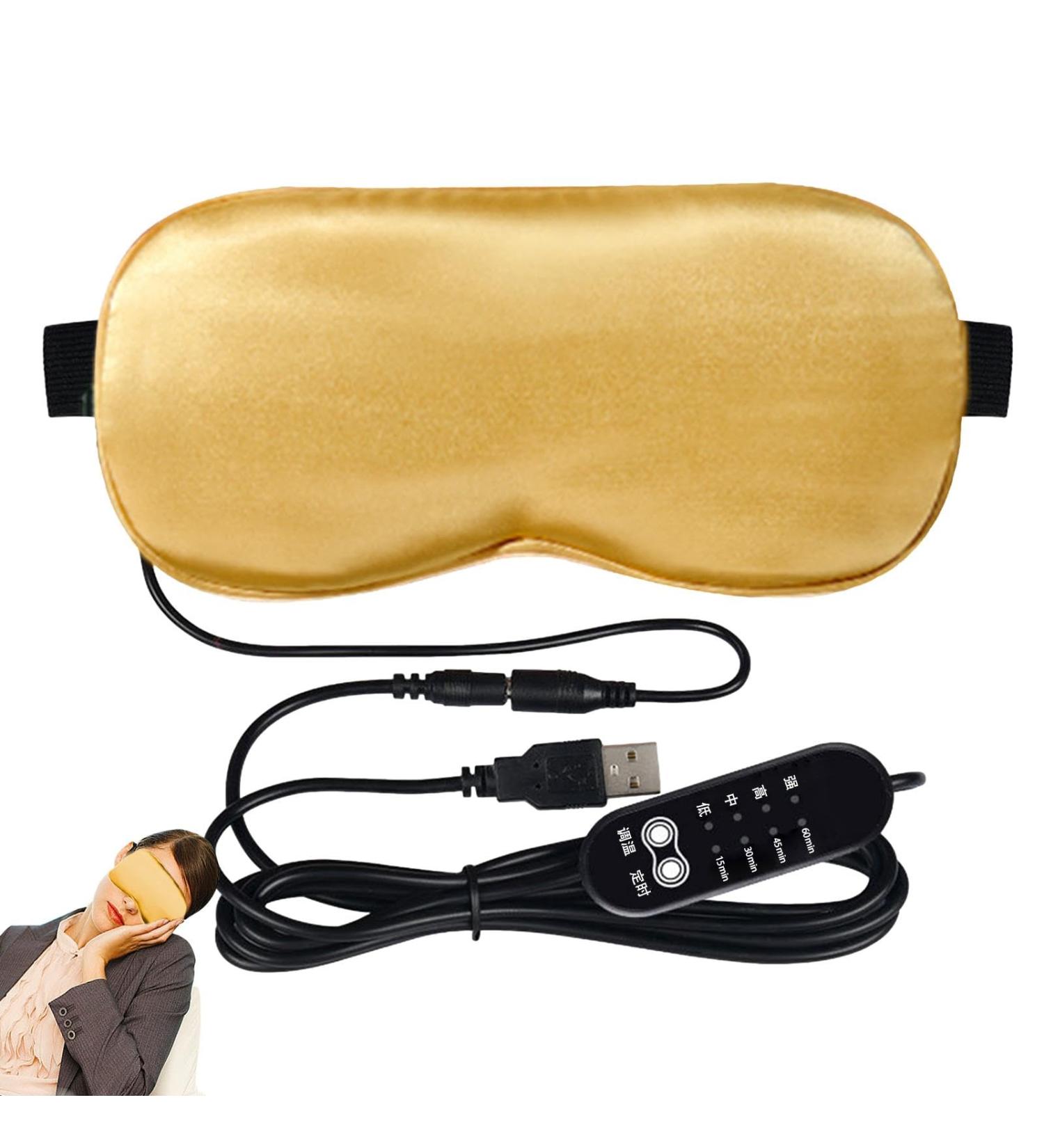 Stronrive Heated Eye Patch - Eye Warming Pad for Dry Eye | Heating Pad for Eyes Electric Eye Heat Compress with Adjustable Strap and Temperature Safe for Sleep Work Rose Gold - Buy Online on GoSupps.com