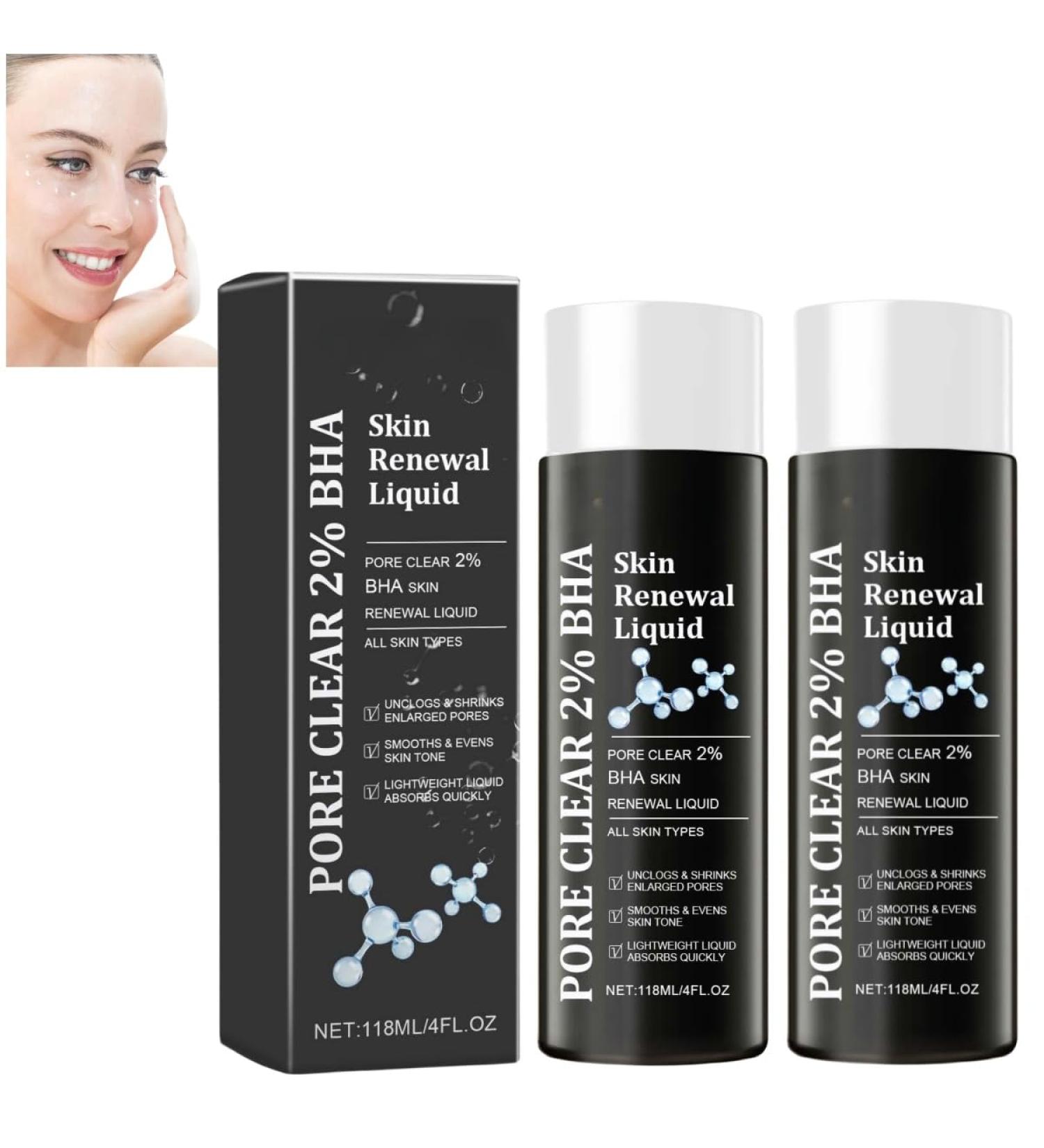 GeRRiT Poreclear 2% BHA Skin Fluid Facial Skin Refining Serum Skin Liquid Facial Exfoliator Facial Exfoliating Serum 2pcs - Buy Online on GoSupps.com