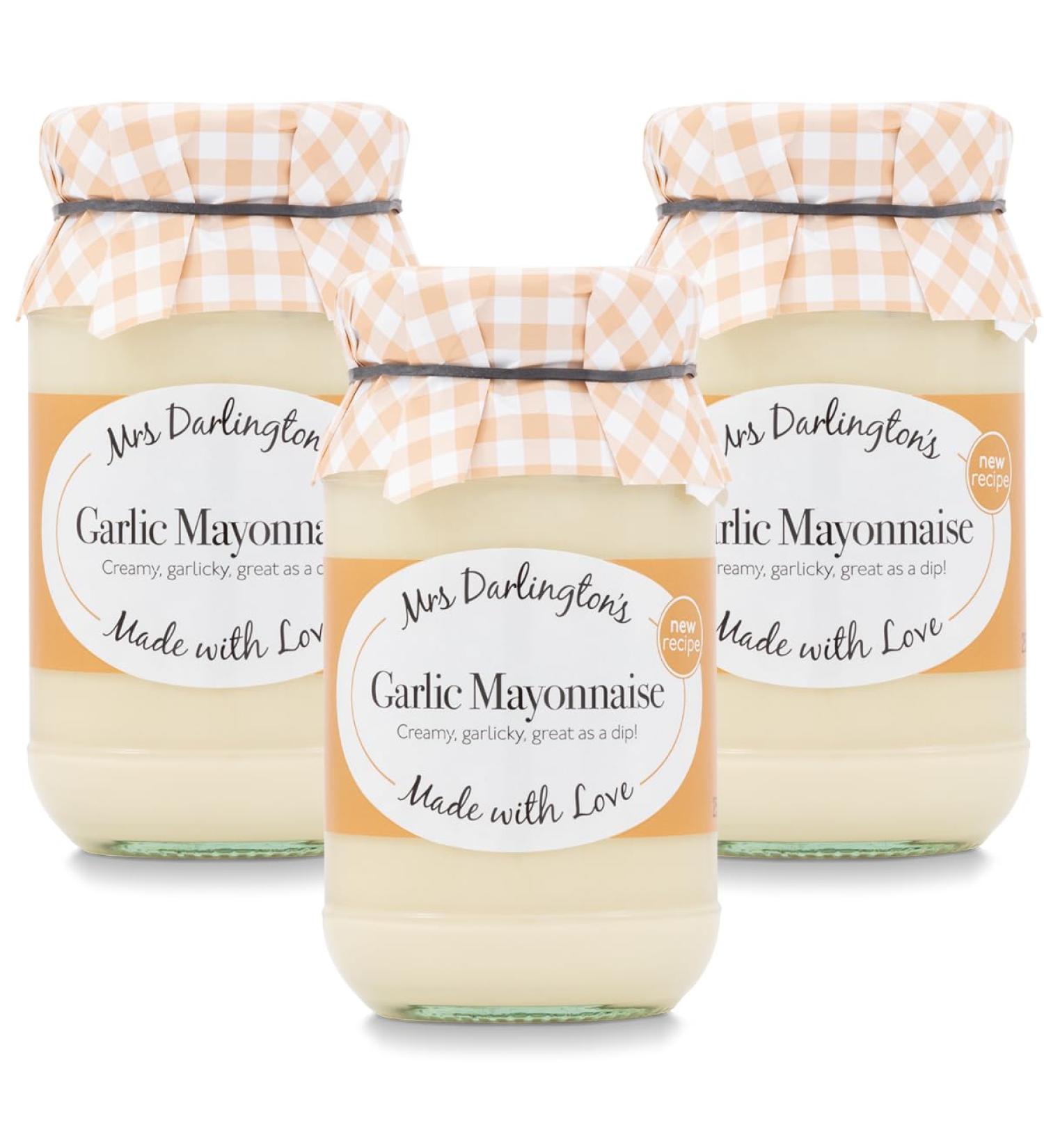Mrs Darlington's Garlic Mayonnaise - 250g - Pack of 3