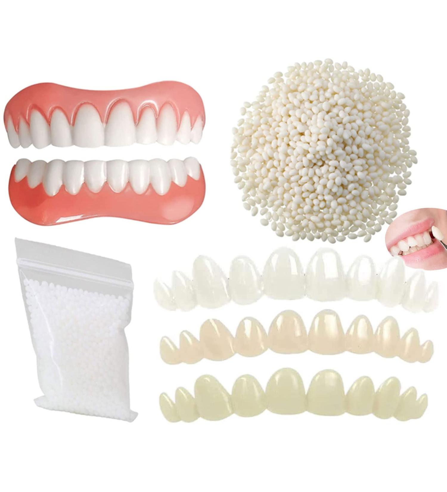 Temporary Tooth Repair Kit | Thermal Bonding Accessories | Women's Veneers | Upper & Lower Teeth | Restore Confidence | Beauty Teeth - Buy Online on GoSupps.com