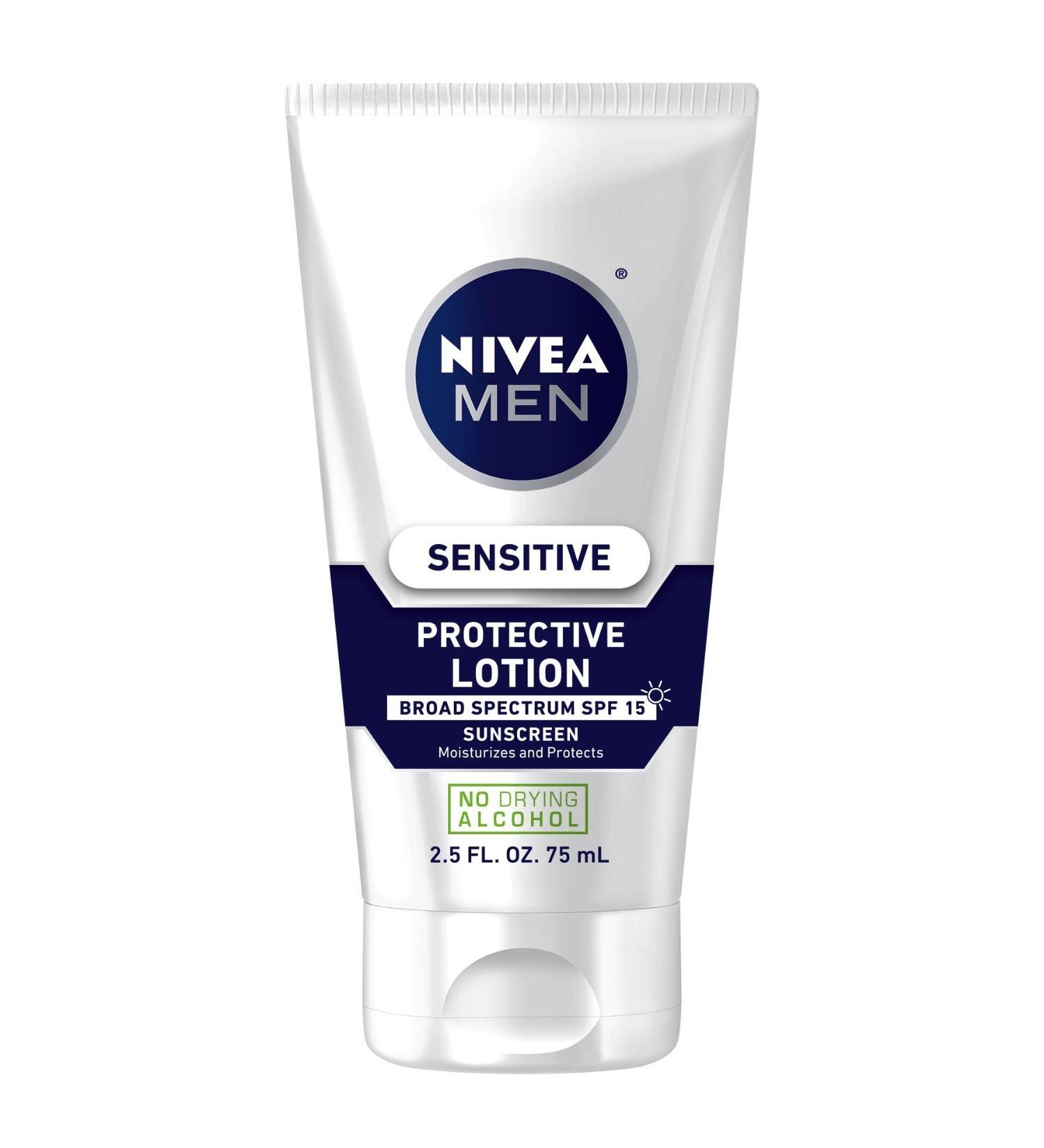 Nivea For Men Sensitive Moisturizer SPF 15-2.5 oz