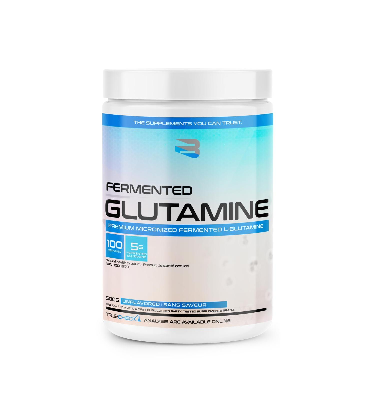 Believe Supplements Glutamine - Supports Muscle Recovery Immune System and Gut Health - Unflavored - 100 servings