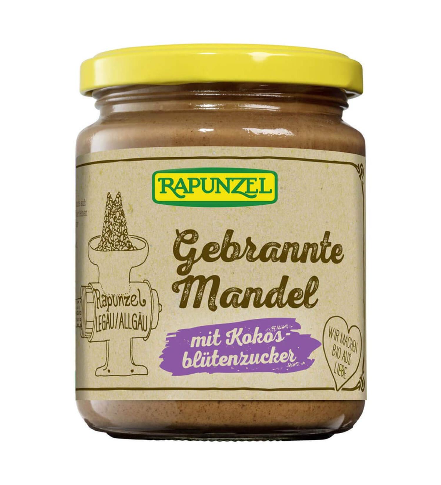 Rapunzel - Roasted almond spread with coconut blossom sugar - 0.25 kg