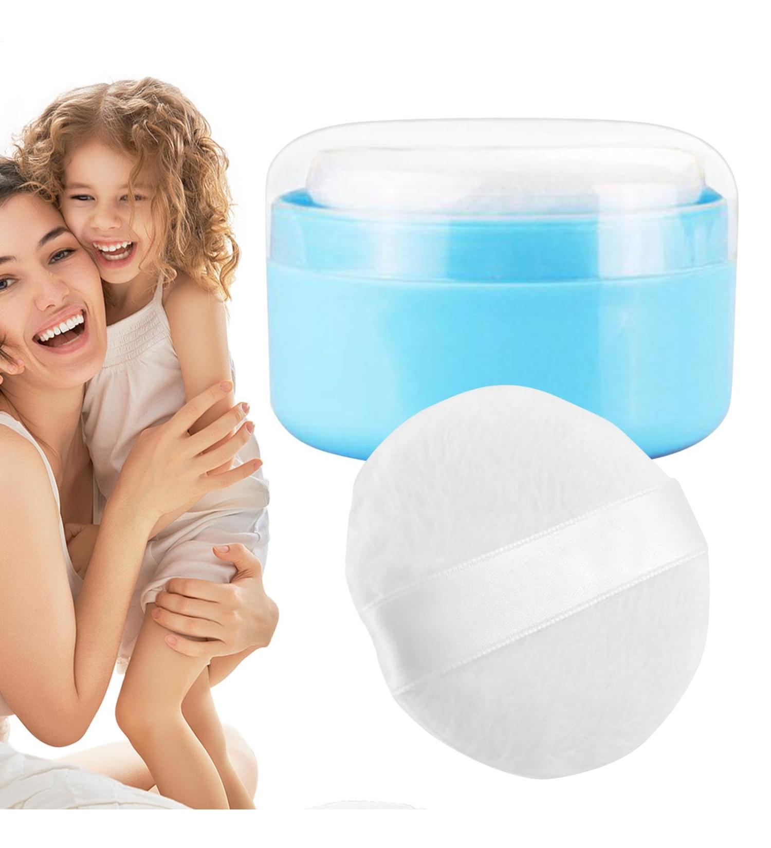 R cipient poudre Bo te poussi re tanche | Houppette poudre pour le corps apr s le bain de b b et tui pour la plage les voyages la maison - Buy Online on GoSupps.com