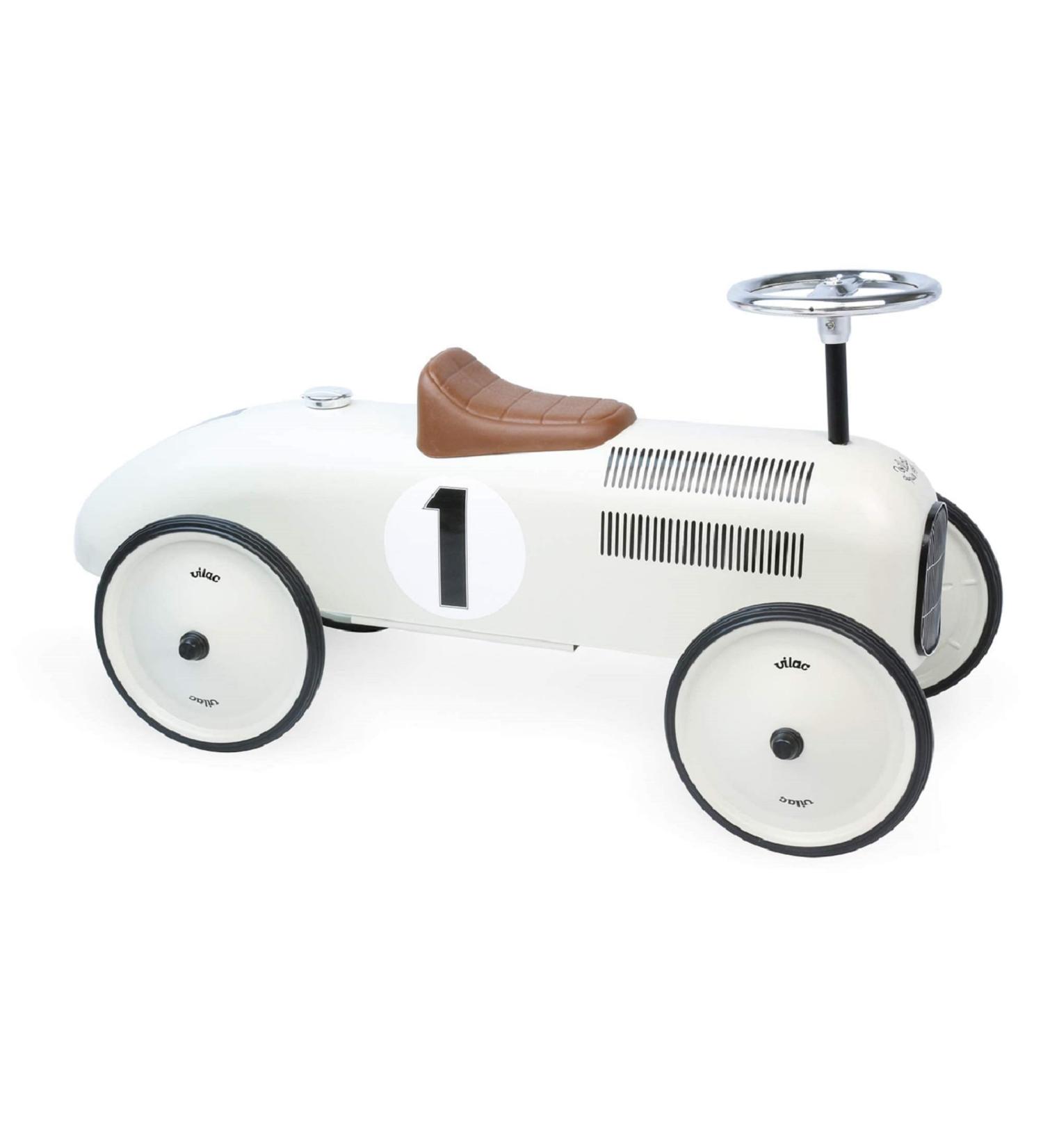 Vilac Metal Car in Cream - Classic Toy for Kids | International Shipping Available - Buy Online on GoSupps.com