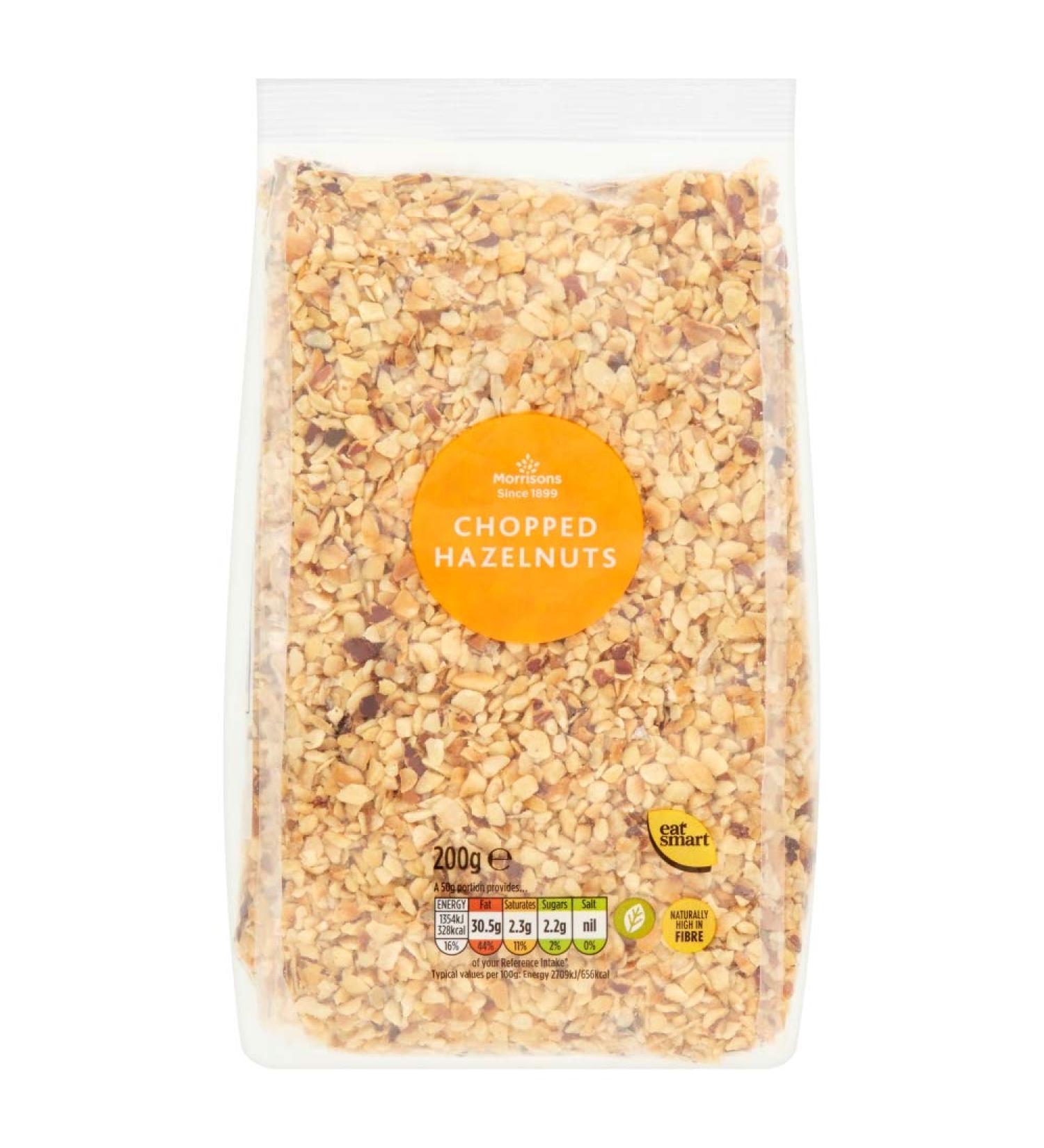 Morrisons Chopped Hazelnuts 200 g x 8