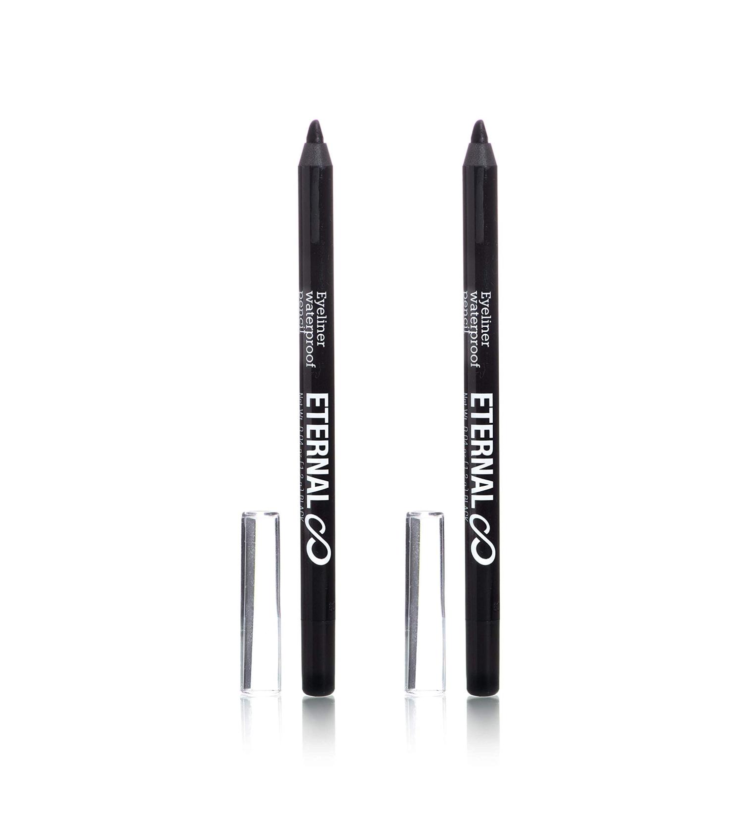 Eternal Waterproof Colored Eyeliner Pencil with Vitamin E - Long Lasting, No Smudge, 2 Count - Buy Online on GoSupps.com