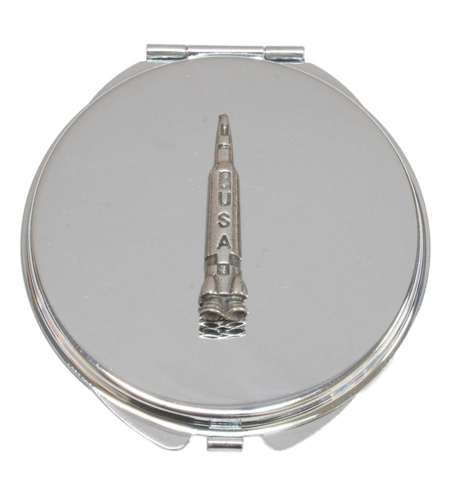 Space Rocket Compact Mirror Handbag Gift With Free Engraving 419 - Buy Online on GoSupps.com
