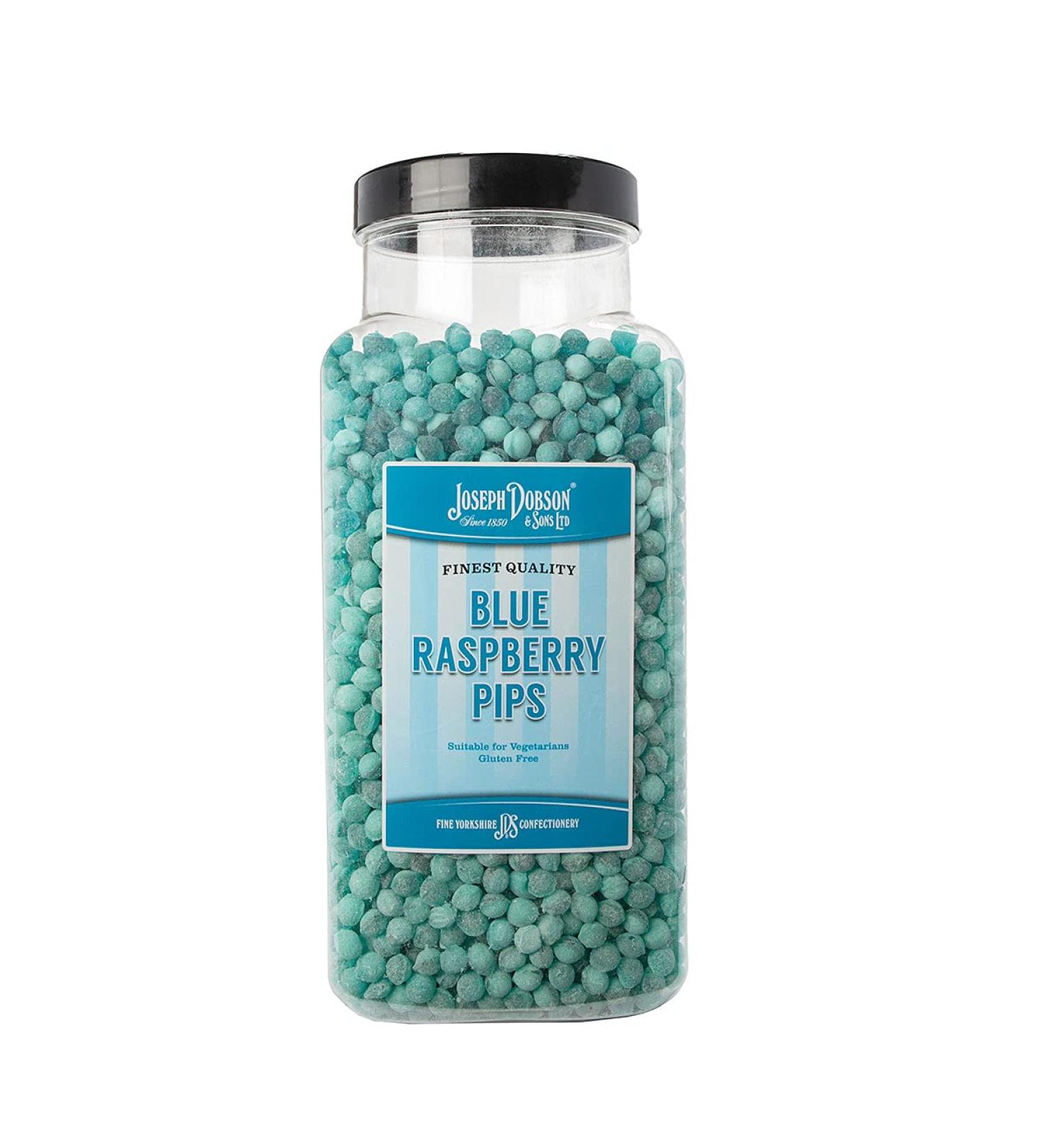 Joseph Dobson & Sons Blue Raspberry Pips Sweets 2.72 kg BLUERASPPIPS2.72KG