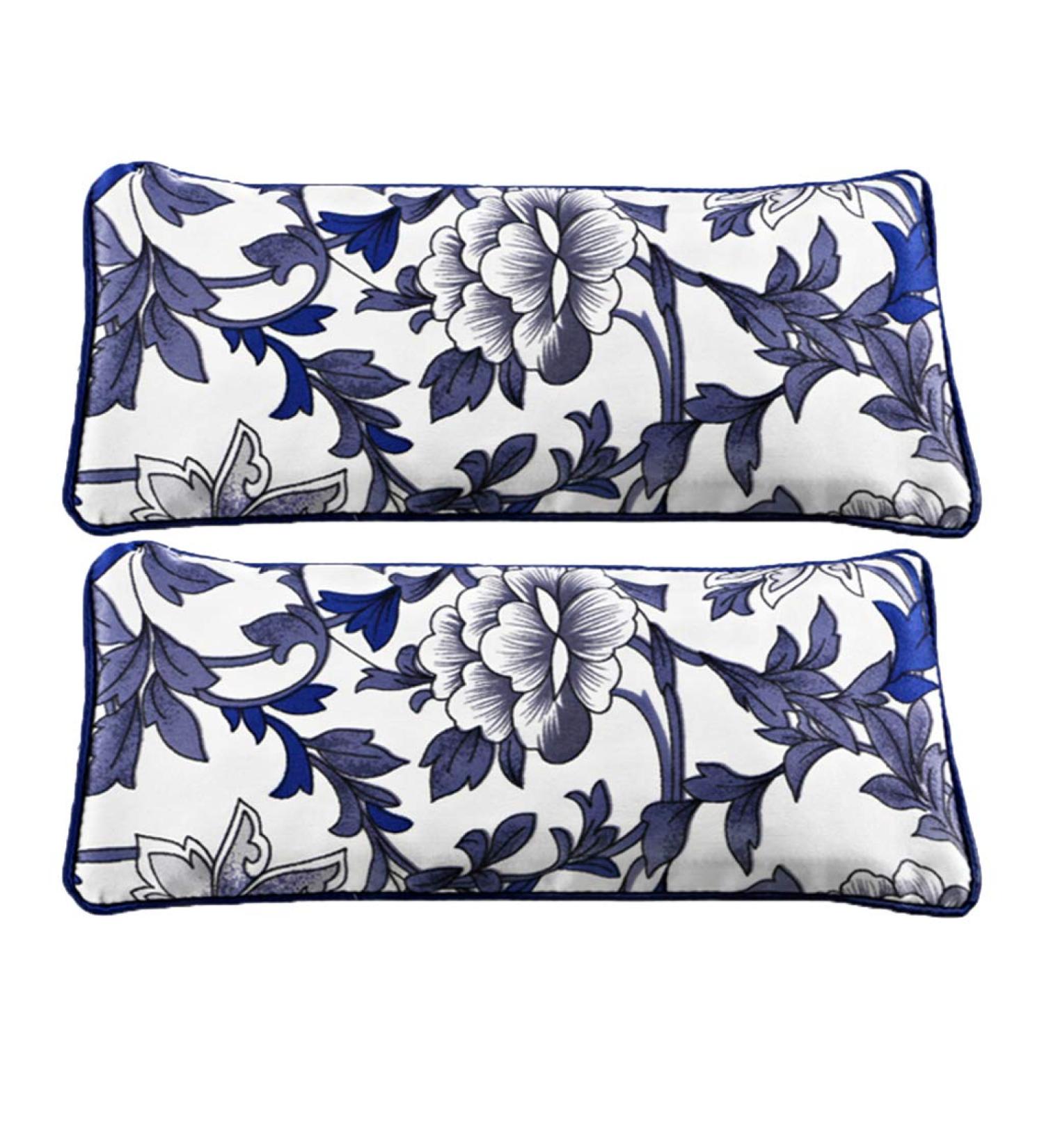 Silk Lavender Stress Relief Yoga Eye Masks - Set of 2 - Buy Online on GoSupps.com