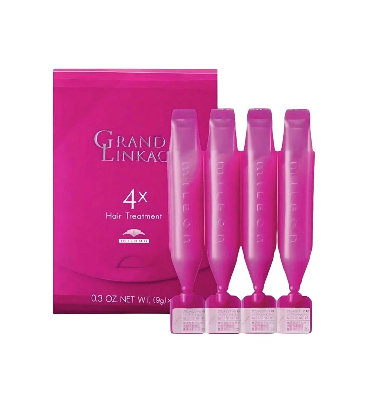 Milbon Hair Treatment Repair Grand Linkage 4x 0.3 oz | International Shipping Available - Buy Online on GoSupps.com