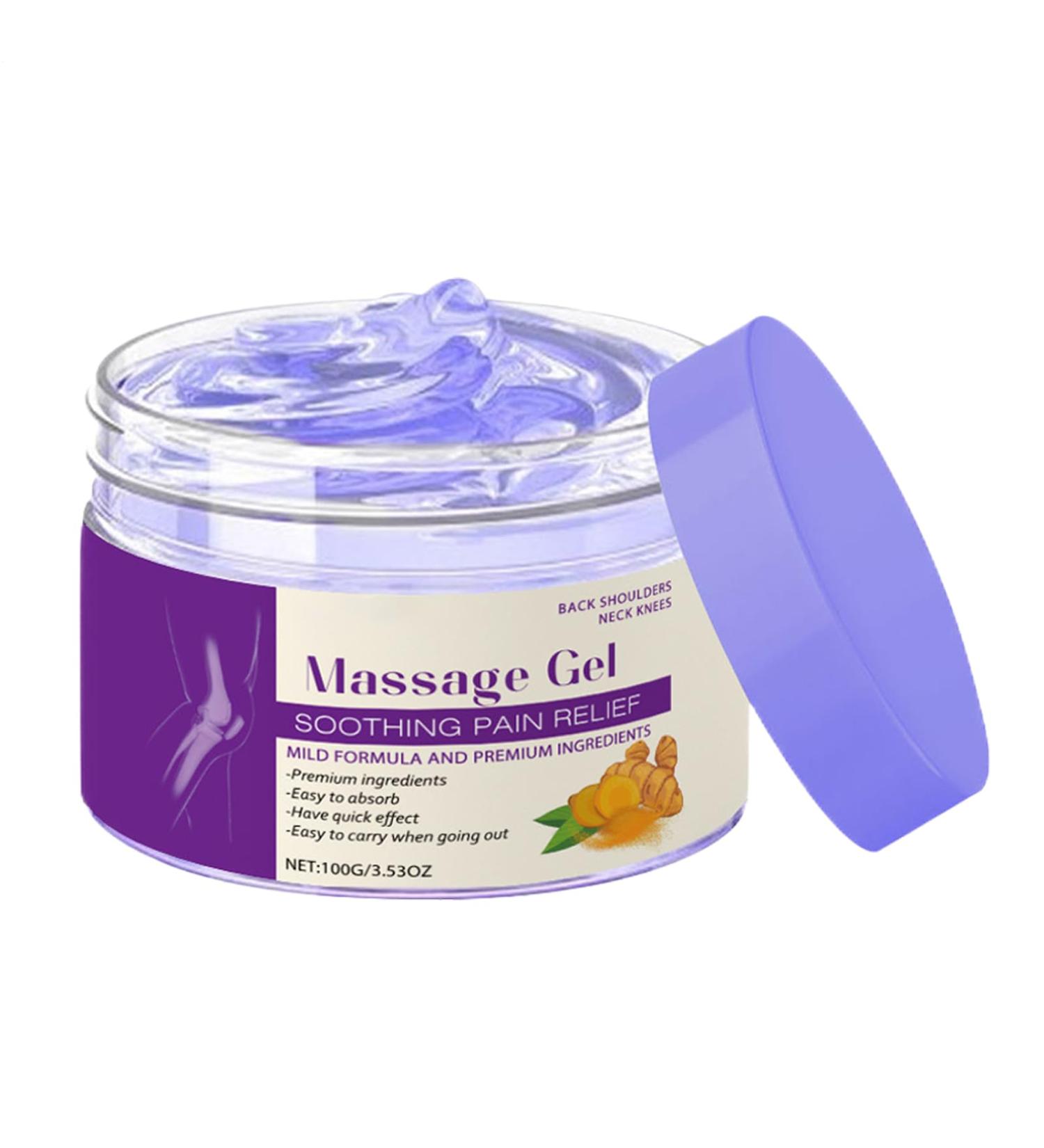 Soothing Gel Relieving Body Cream 100 Grams Gel for Relief of Muscles and Joints in Back Knee Foot Shoulder Neck Hand Ankle Hip Elbow - Buy Online on GoSupps.com