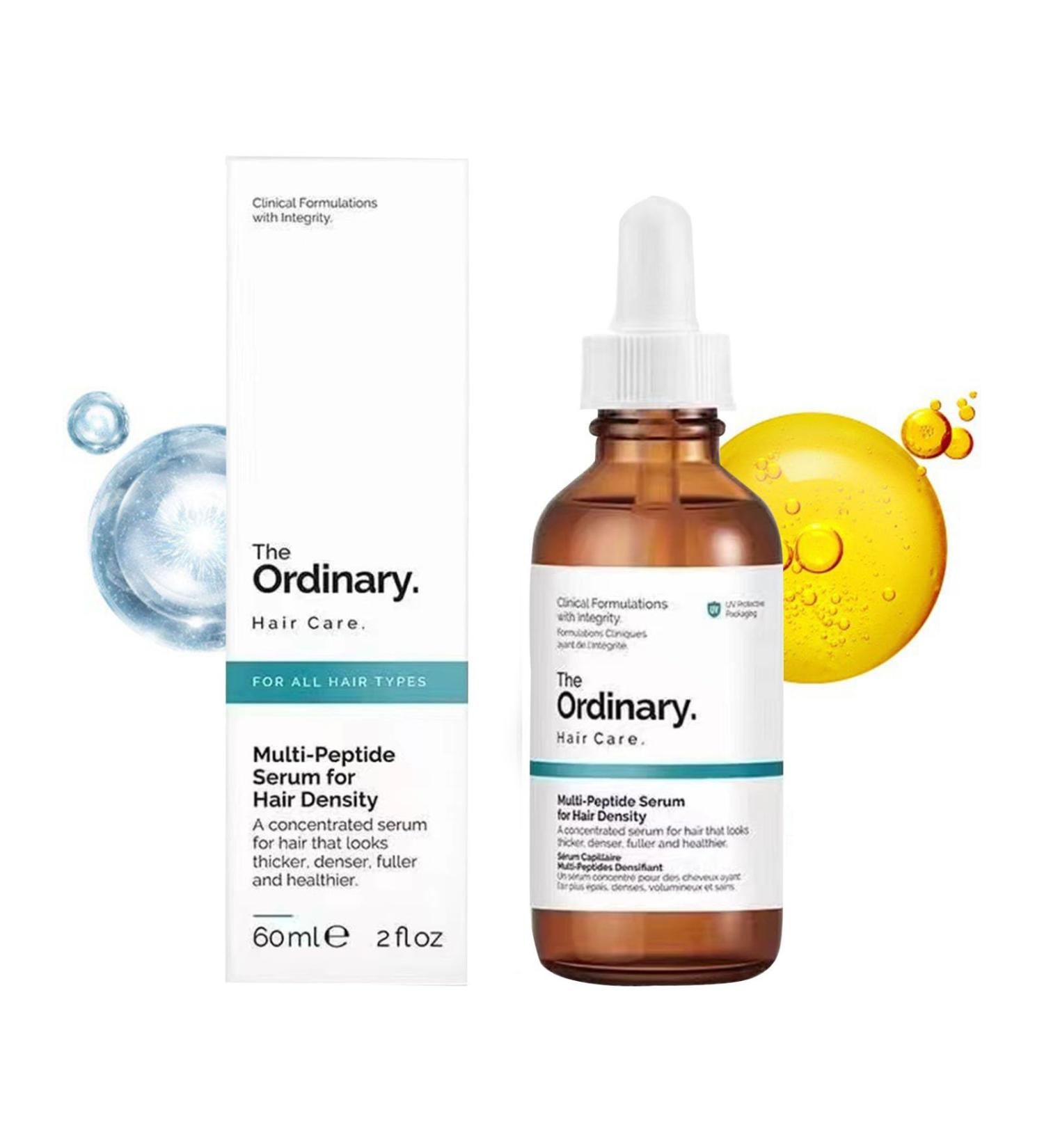 Original Ordinary Hair Growth Serum - Vegan Formula for Thinner Hair & Hair Loss | 60ml - For Men & Women - International Shipping - Buy Online on GoSupps.com