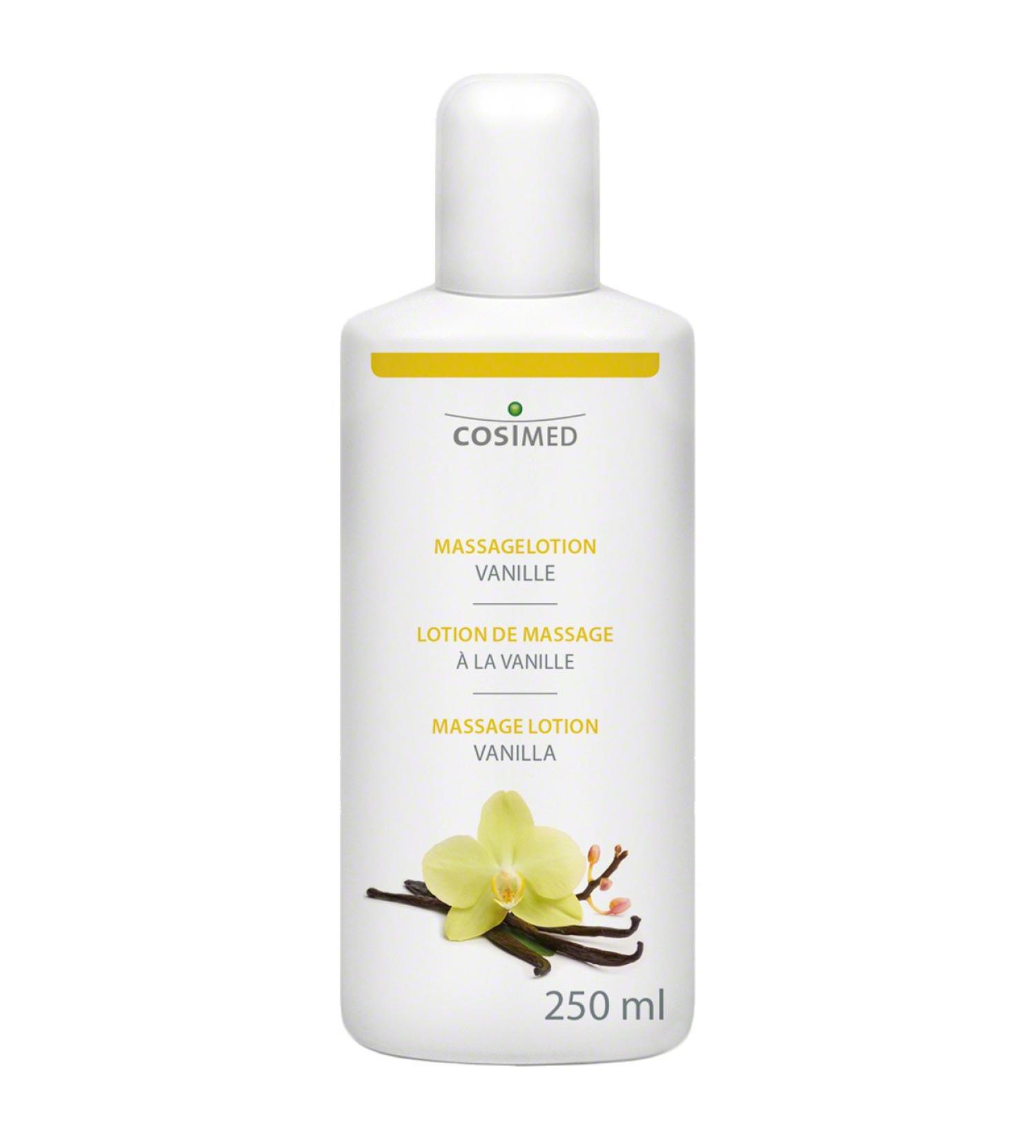 Cosimed Massagelotion Vanilla 250 ml - Best Soothing Massage Cream for Relaxation & Aromatherapy - International Shipping Available - Buy Online on GoSupps.com