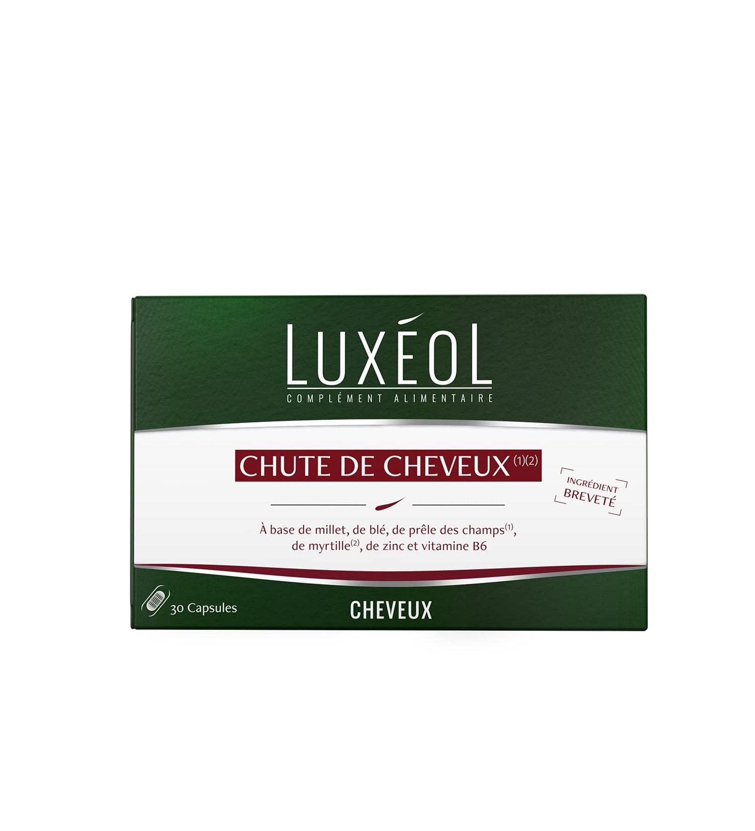 LUX OL - Hair Loss - Food Supplement - Promotes Growth & Strengthens Hair - Millet Wheat Zinc Blueberry & Vitamin B6 - Mad - Buy Online on GoSupps.com