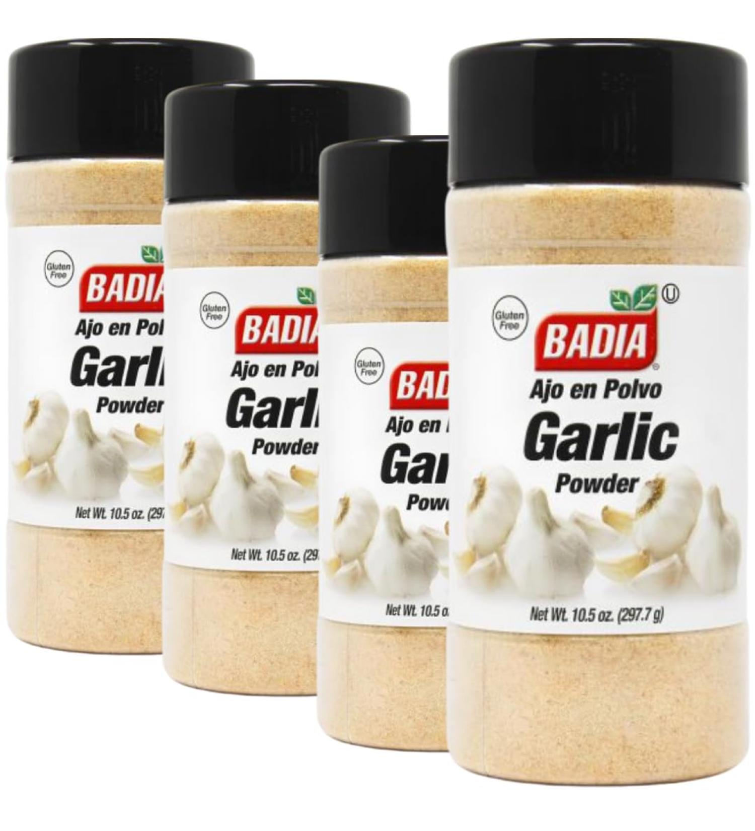 Lot de 4 assaisonnements complets Seasoning pices Poudre d'ail de 297 Grammes