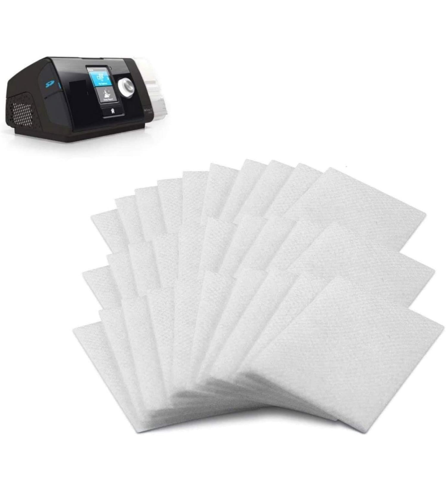 CPAP Filter - Premium Ultra Fine Hypoallergenic Disposable Replacement Filters for ResMed & S9 Series - 30 Filters - Buy Online on GoSupps.com