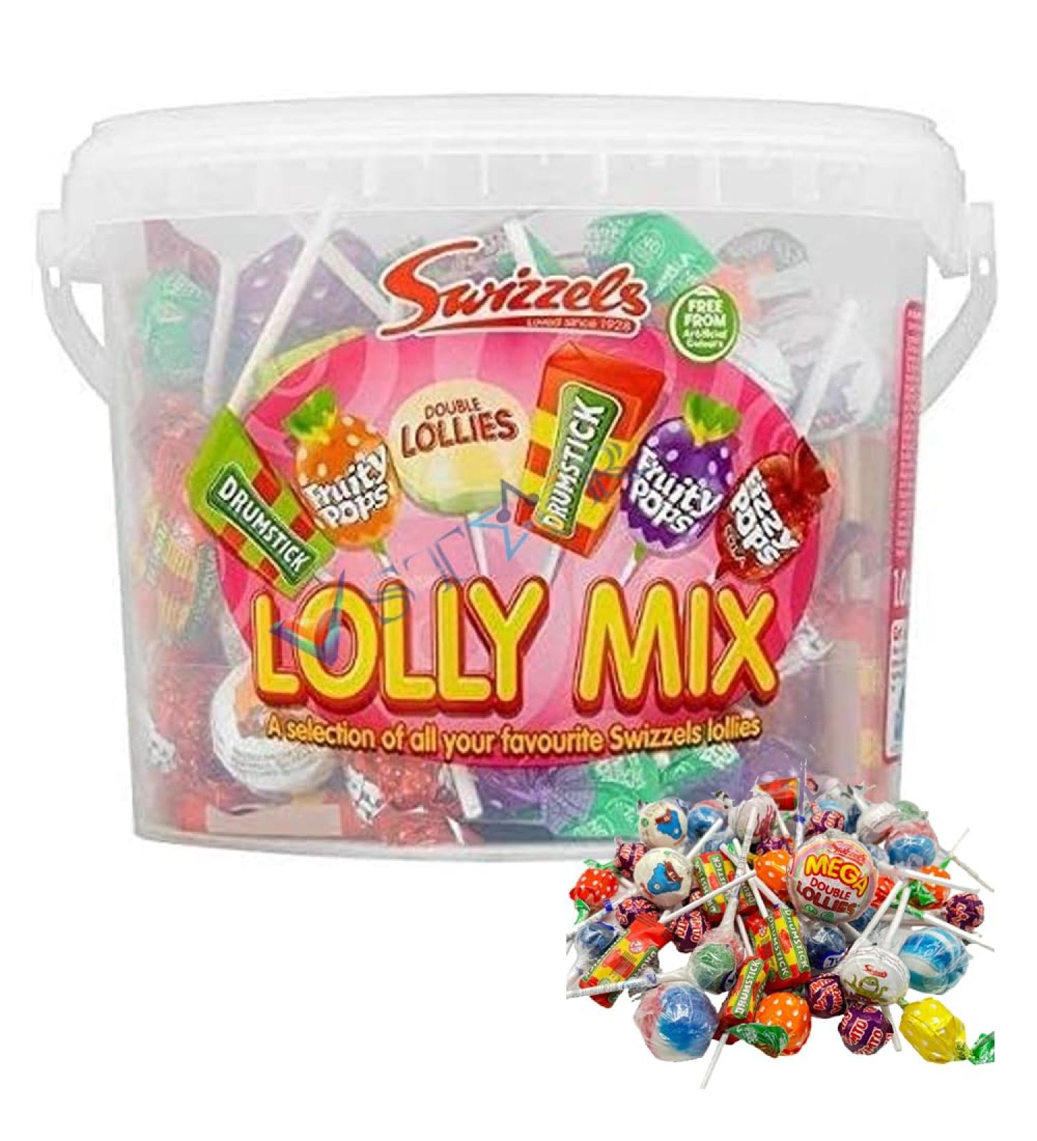 Bundle of Swizzels Matlow Lolly Variety Mix Sweets Bucket 1.06kg - Perfect for Easter Gift - Buy Online on GoSupps.com