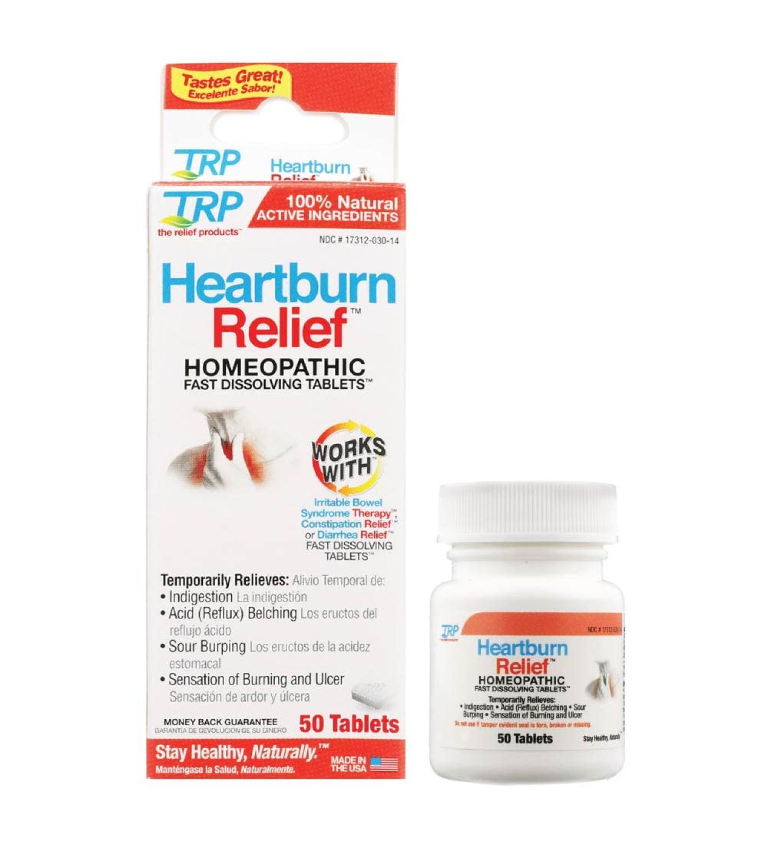 The Relief Products Heartburn Relief - 50 Count | Fast-Acting Heartburn Relief - Buy Online on GoSupps.com