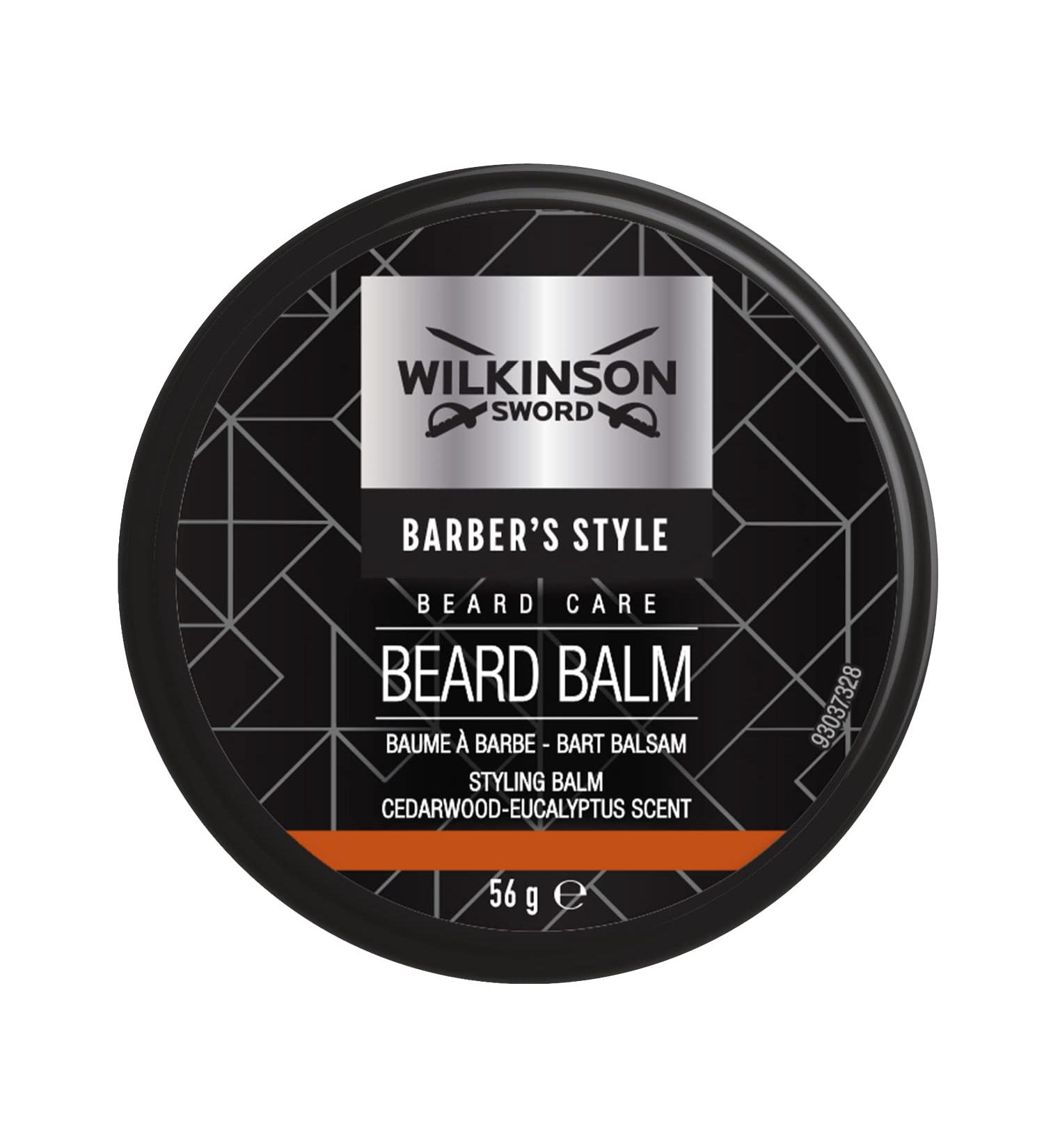 Wilkinson Sword Barber's Style Beard Balm 56g for Men - Grooming Essential - Buy Online on GoSupps.com