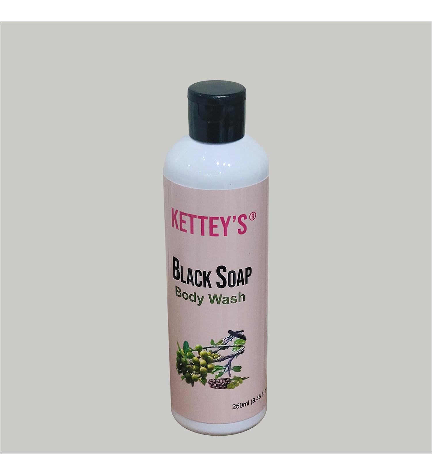 KETTEY'S BLACK SOAP BODY WASH (250ml)
