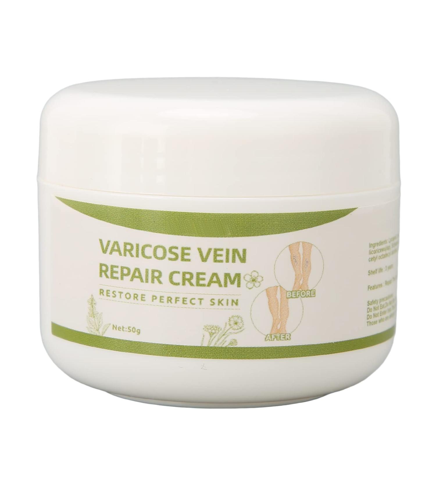 Natural Varicose Veins Cream - Strong Penetration & Safe Ingredients | Effective Relief Worldwide - Buy Online on GoSupps.com