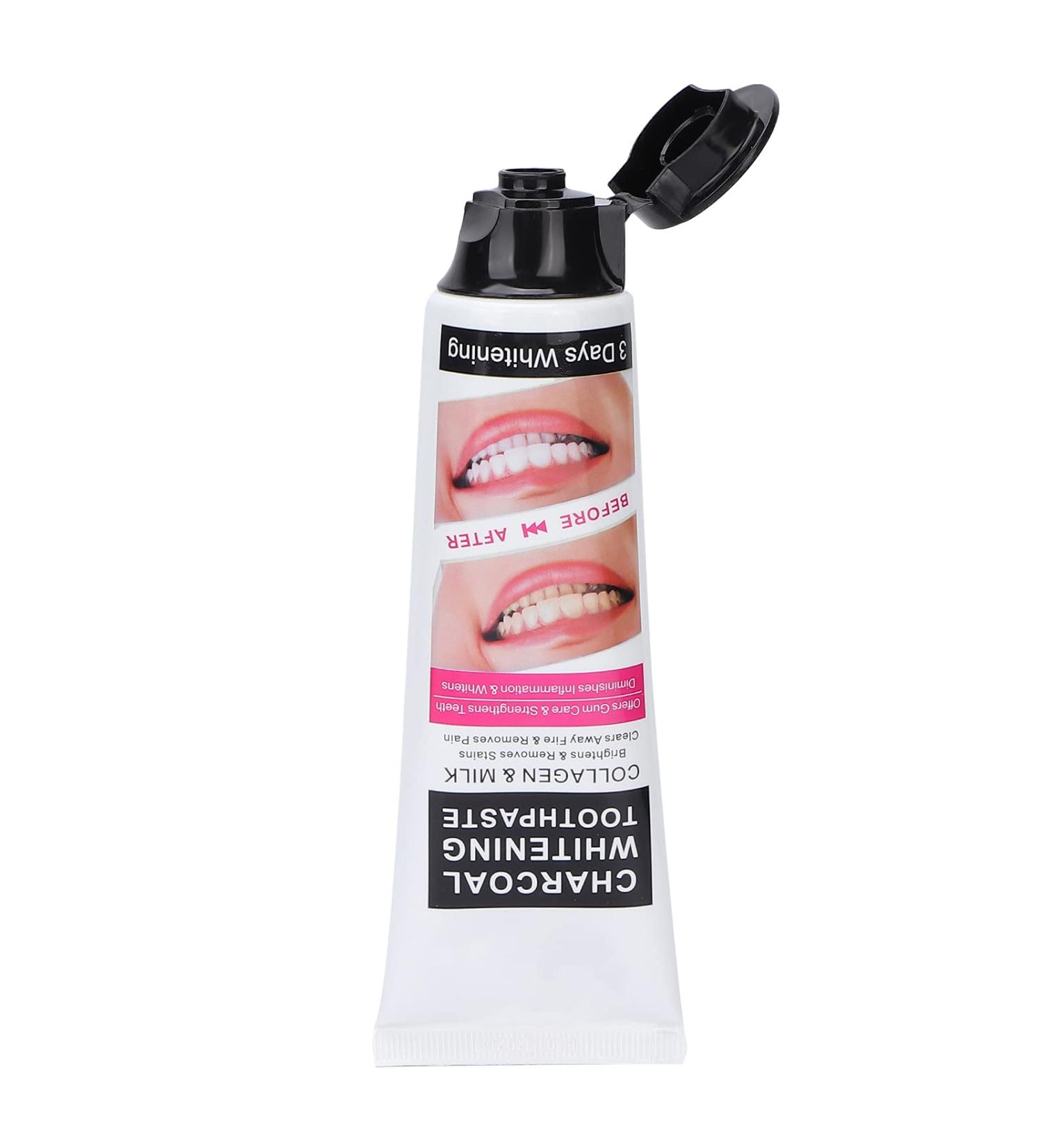 Verdant Touch Oral Care Charcoal Whitening Toothpaste 100ml Oral Care Oral Care Peppermint Cleaning Toothpaste - Buy Online on GoSupps.com