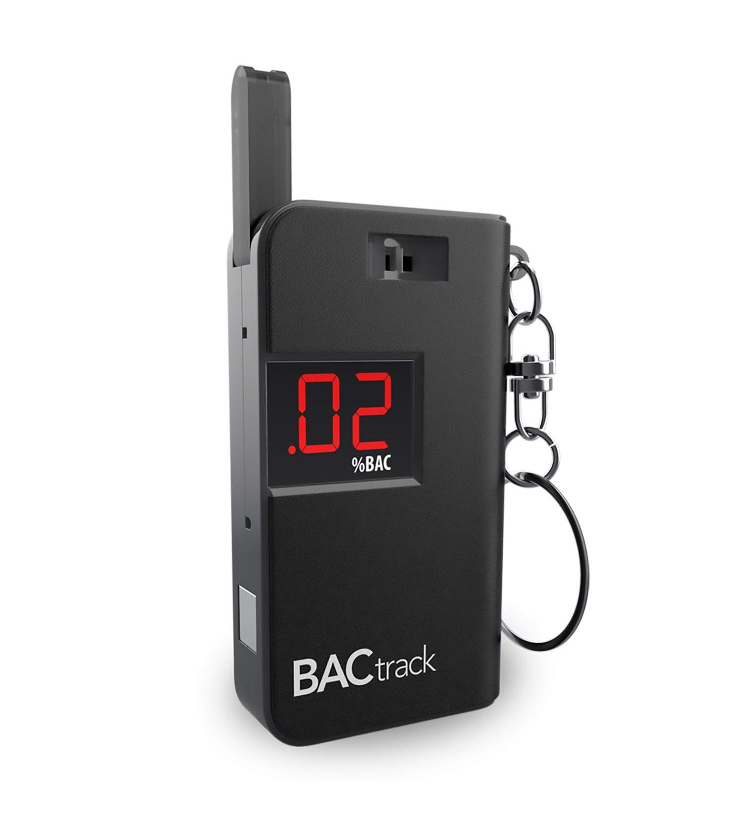 BACtrack Keychain Breathalyzer (Black) - Ultra-Portable Alcohol Tester - Buy Online on GoSupps.com
