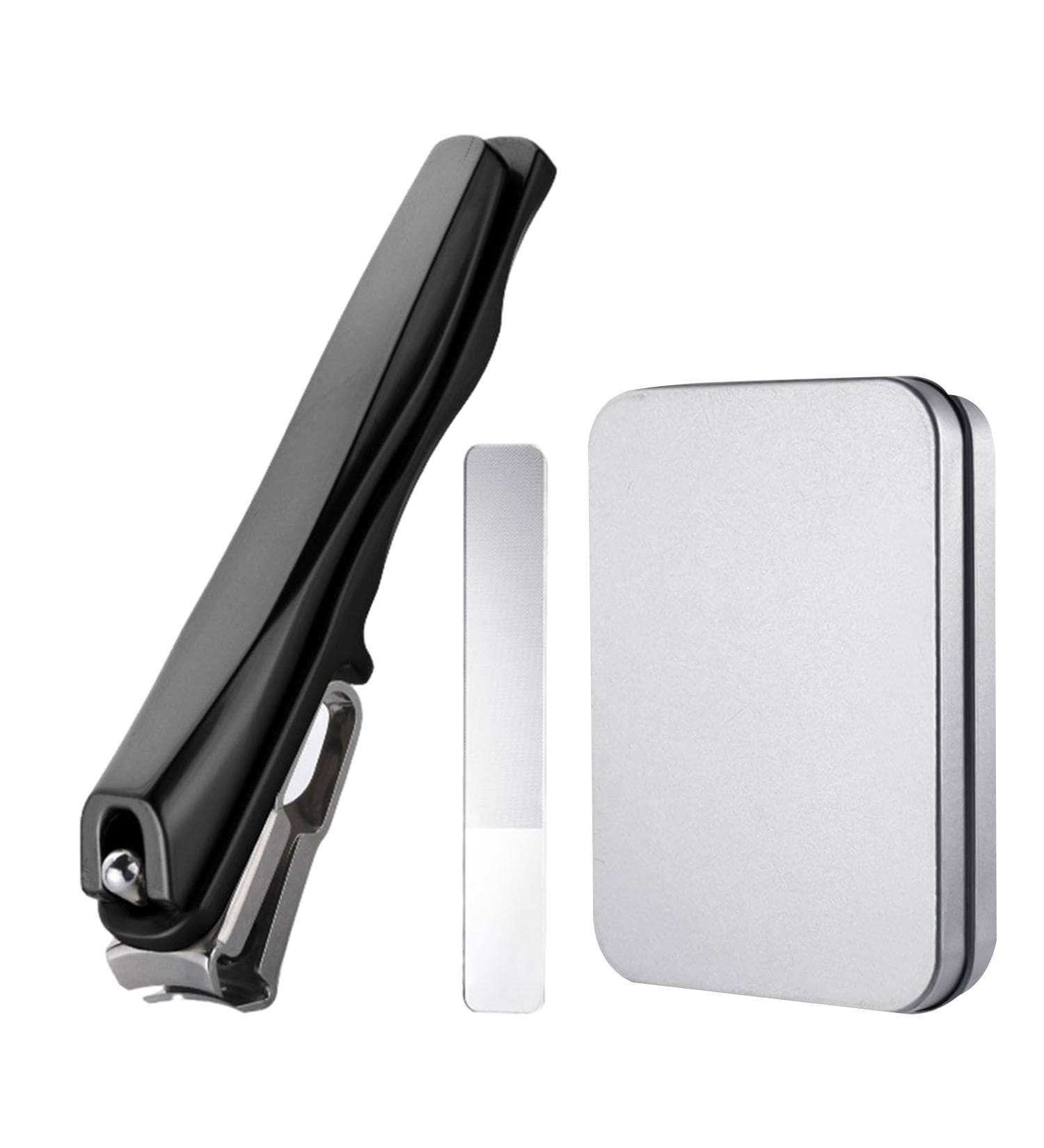 1 Piece of Nail Clippers 1 Piece of File 1 Piece of Storage Box 360-Degree Rotation Stainless Steel Nail Clippers Manicure Tool Set Portable Nail Set Suitable for All Ages - Buy Online on GoSupps.com