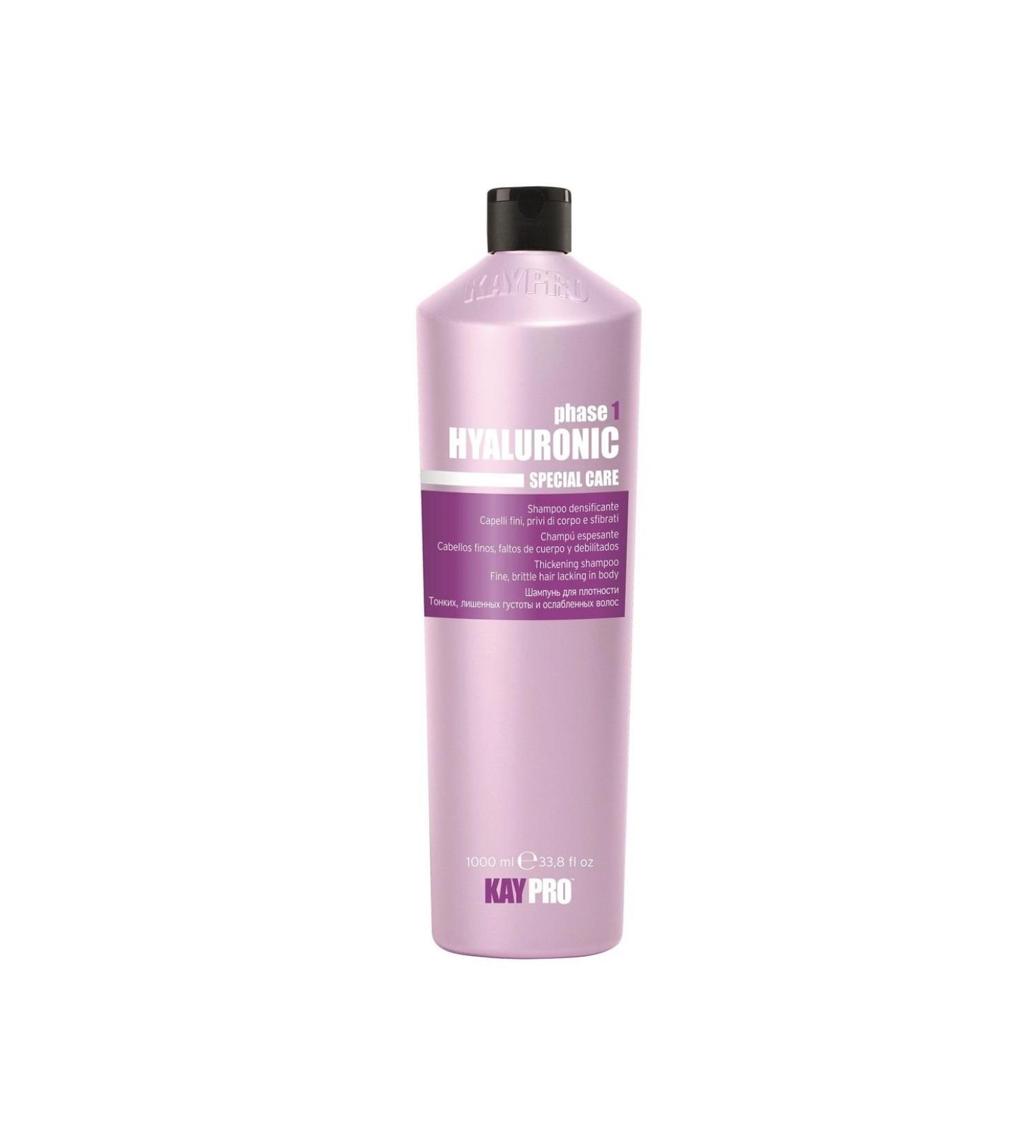 Kaypro Hyaluronic Phase 1 Densifying Shampoo for fine, lacking body and weakened hair 1000 ml