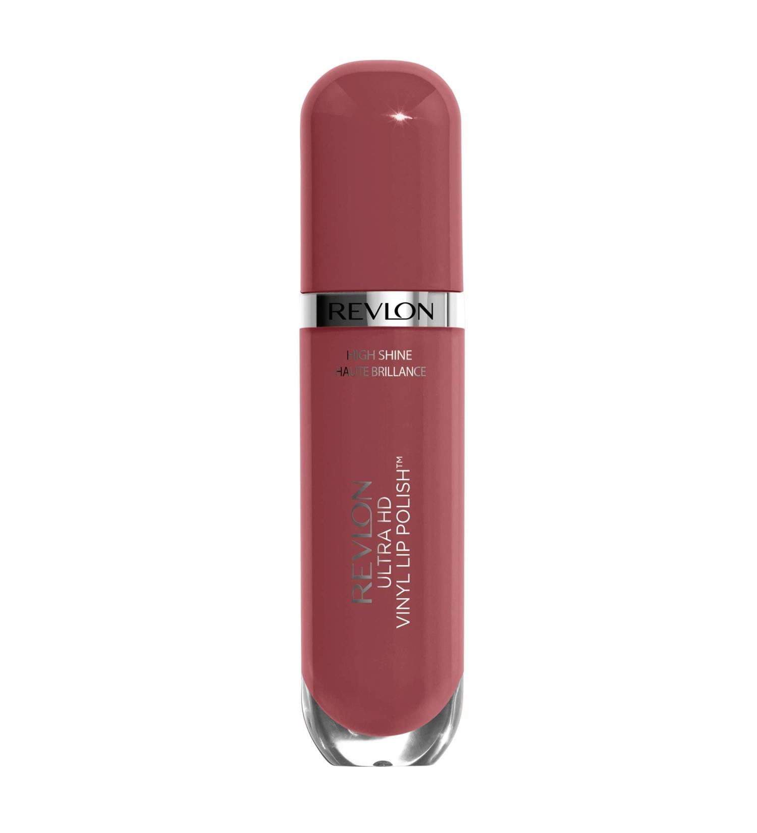 Revlon Ultra HD Vinyl Lip Polish Liquid Lipstick Date Night Light Brown Gloss 0.2 Fl Oz (Pack of 1) - Buy Online on GoSupps.com