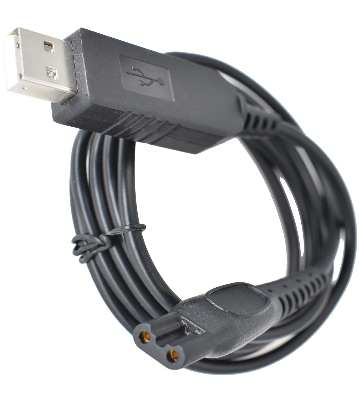 HQ8505 Razor Charging Cable - Compatible with Philips Norelco Series 3000 5000 7000 - 15V AC Adapter Power Supply - Buy Online on GoSupps.com