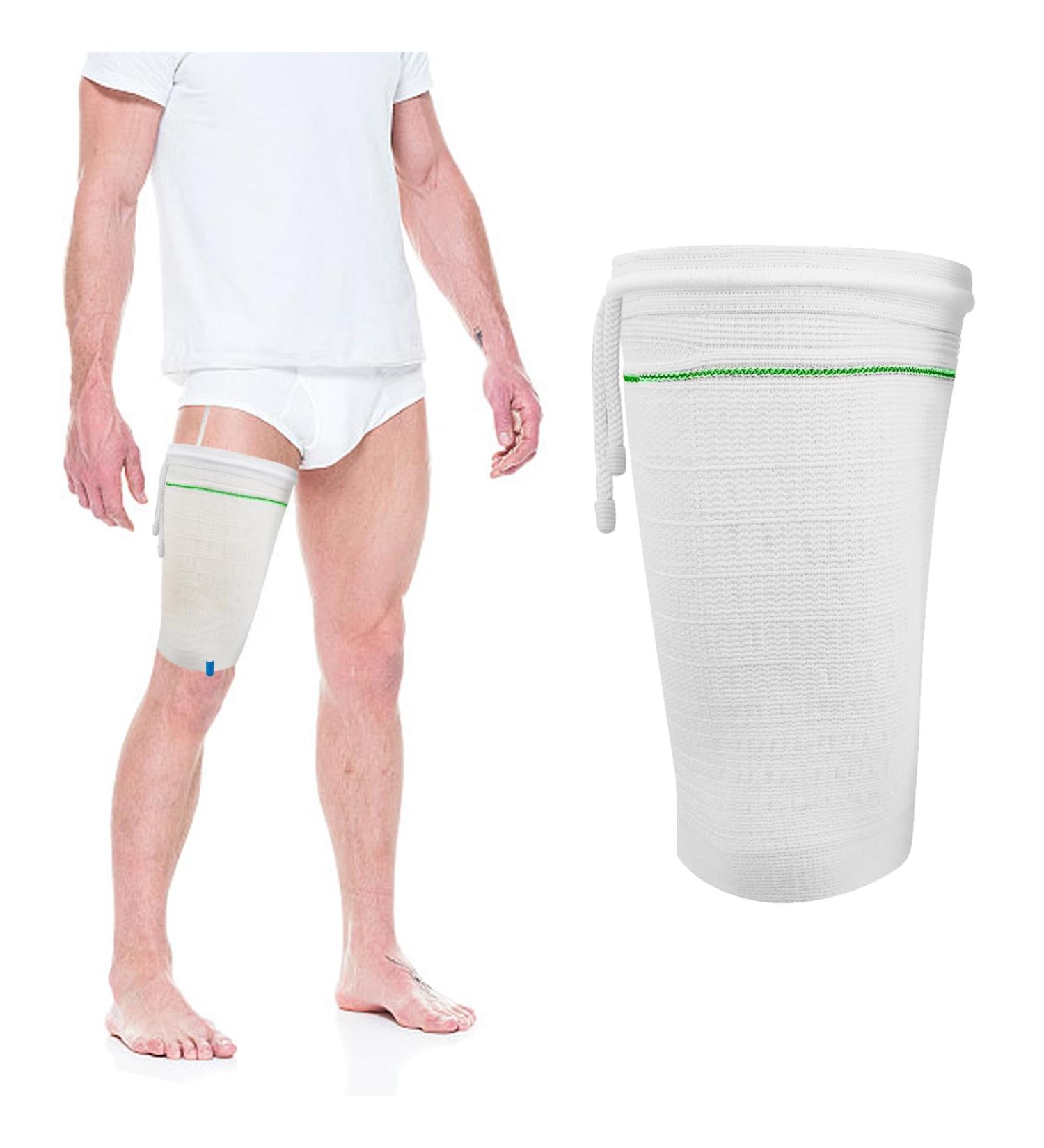 Catheter Leg Bag Holder Leg Sleeve - Adjustable Strap & Fabric Stabilization Device (XL) - Buy Online on GoSupps.com