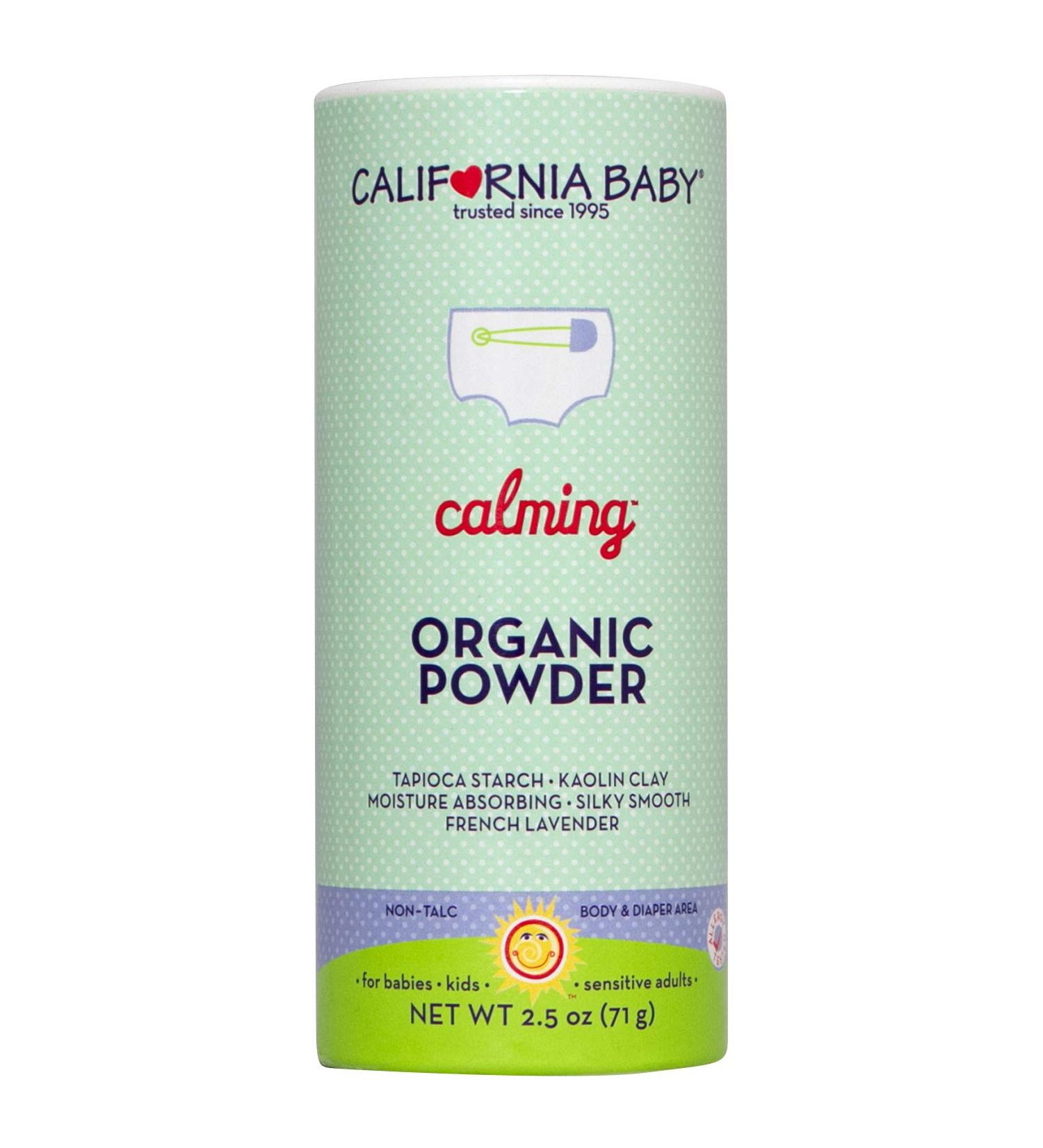 California Baby Organic Calming Powder - 2.5 oz - Buy Online on GoSupps.com