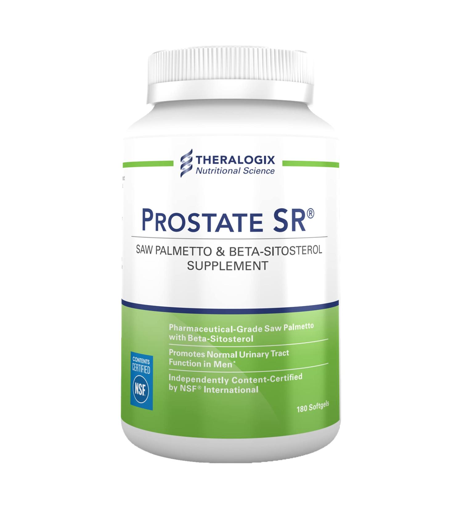 Theralogix Prostate SR Saw Palmetto & Beta-Sitosterol Supplement - 90 Day Supply | USA Made | NSF Certified - Buy Online on GoSupps.com