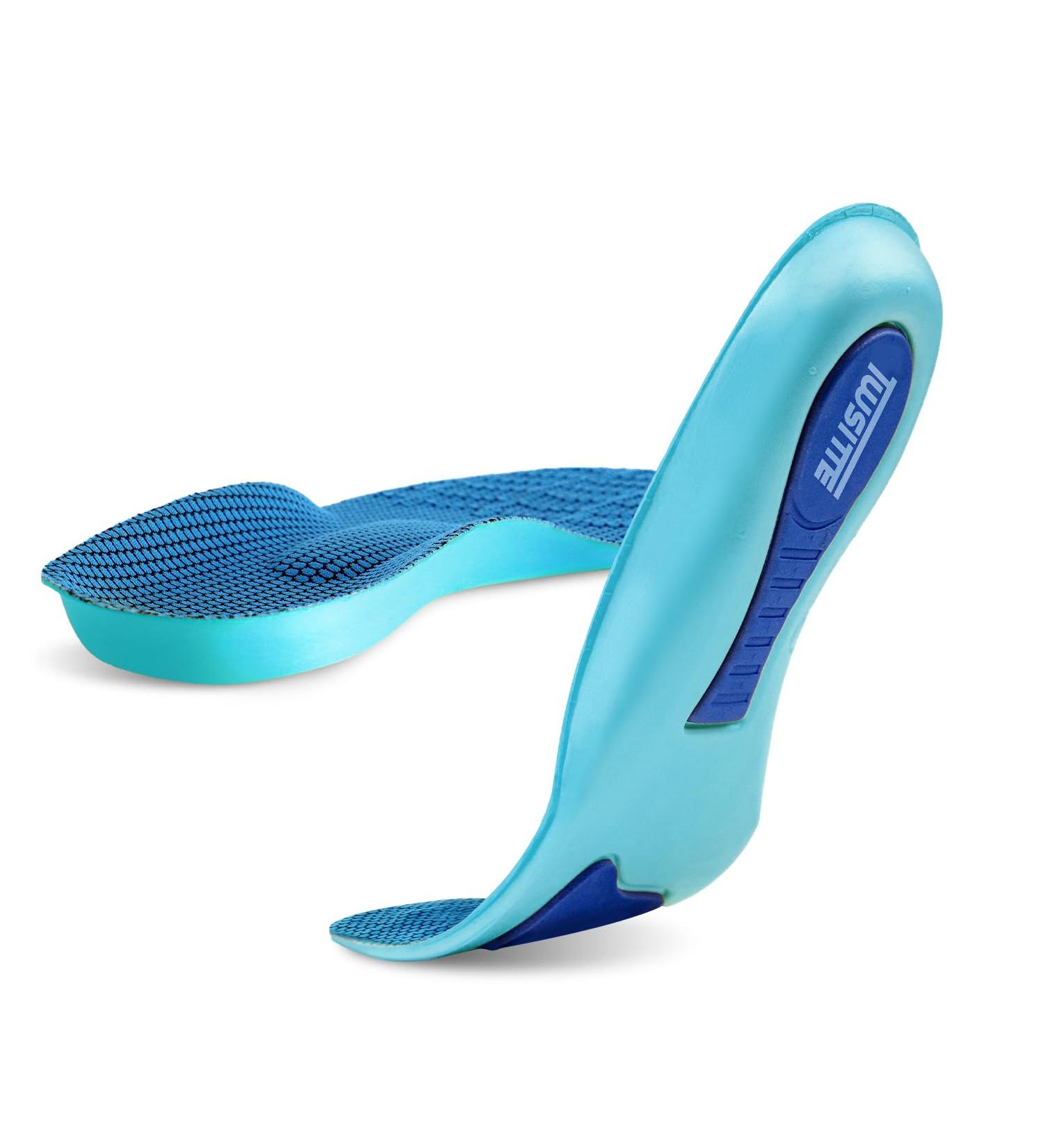 Buy Plantar Fasciitis Insoles - Cushioned Arch Support & Memory Foam Shoe Inserts for Men (8-8.5) & Women (10-10.5) - Comfort & Relief for Foot Pain - Buy Online on GoSupps.com