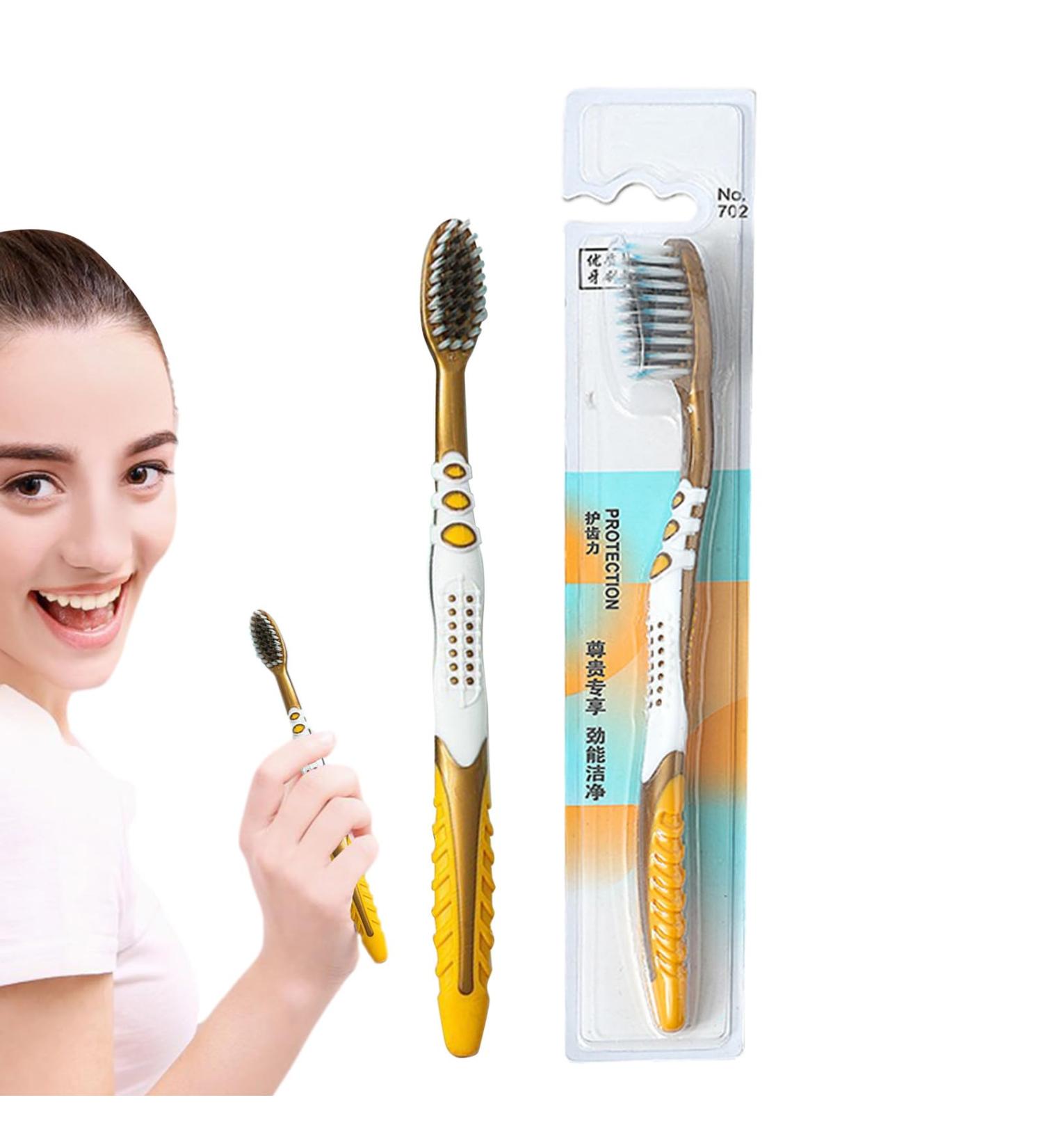 Soft Bristle Portable Toothbrush - Manual Clean Sensitive Toothbrush for Men & Women | Perfect Birthday Gift | Leryveo - Buy Online on GoSupps.com