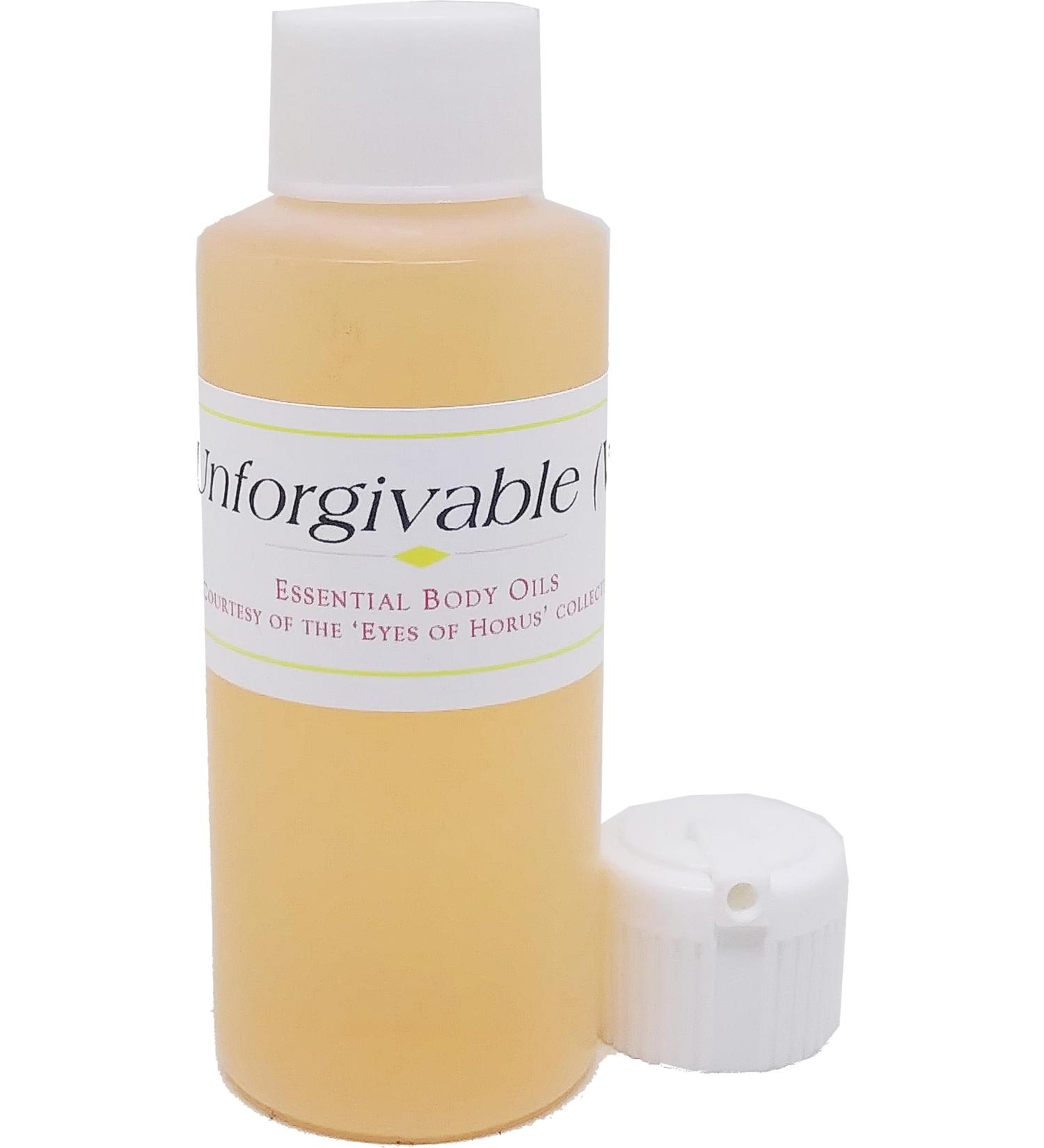 Unforgivable - Type SJ For Women Scented Body Oil Fragrance Flip Cap - Gold - 2 oz. - ID#25019 2 Fl Oz (Pack of 1)
