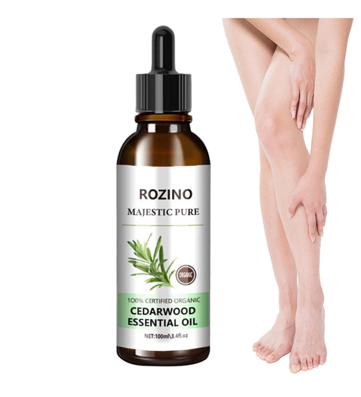 Cedar Wood Oil - 100 ml Moisturizing Body Essence | Nourishing Massage Oil for Sensitive Normal & Dry Skin | Essential Oils Body Care - Buy Online on GoSupps.com