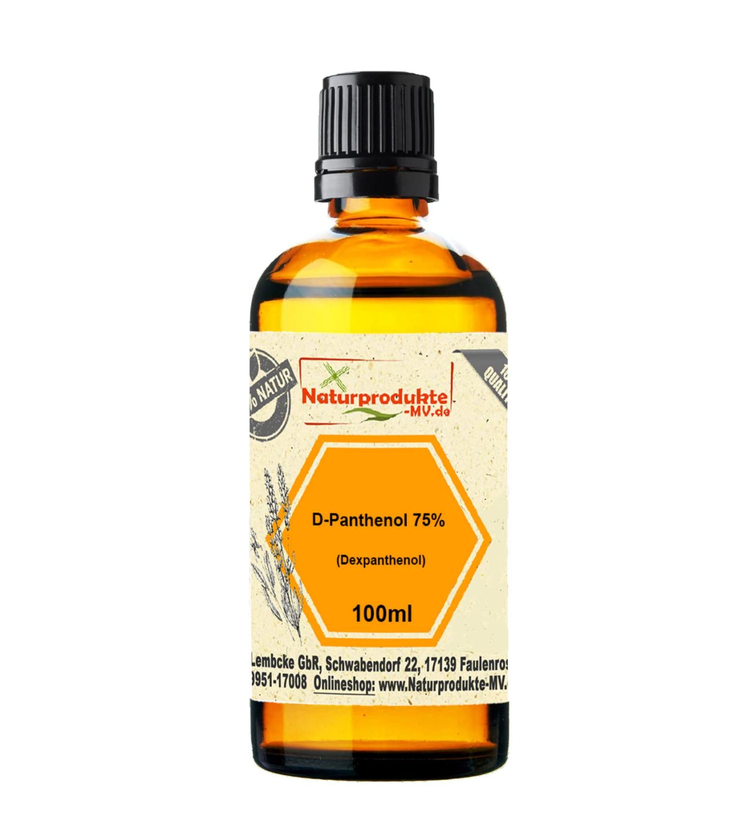 D-Panthenol 75% (100 ml) Provitamin B5 Panthenol