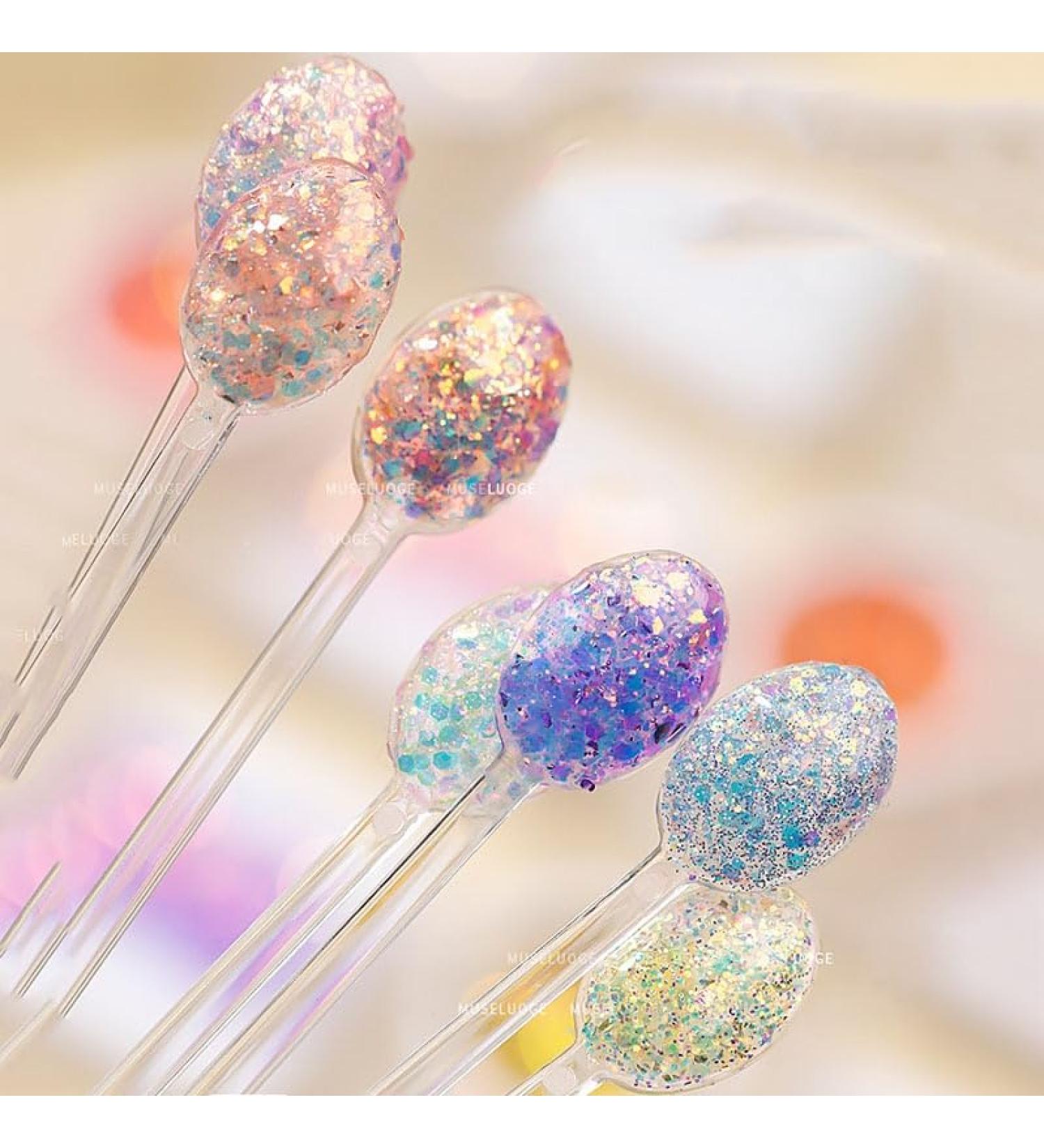 Mermaid Star Sea Diamond Gel Polish 8colors Nail Gel Soak Off Uv Gel Varnish Hybrid Manicure Auroras Shining Nail Art Gel - Nail Gel - - (Color: 5) - Buy Online on GoSupps.com