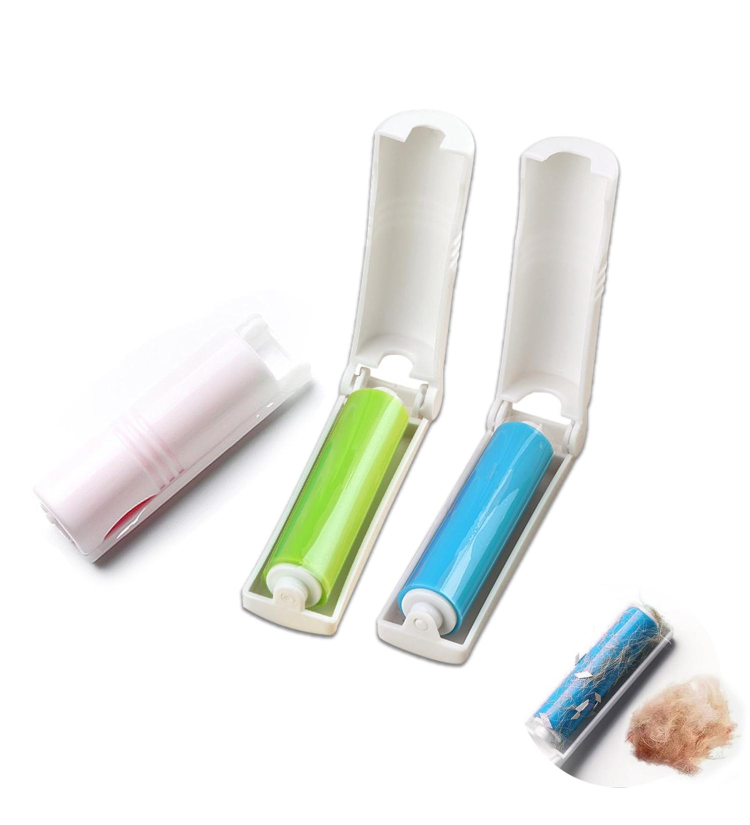 Reusable Lint Rollers 6PCS Travel Mini Lint Roller Washable Foldable Fluff Remover Sticky Brush for Clothes Portable Pet Hair Remover Roller with Cover for Carpet Sofa - Buy Online on GoSupps.com