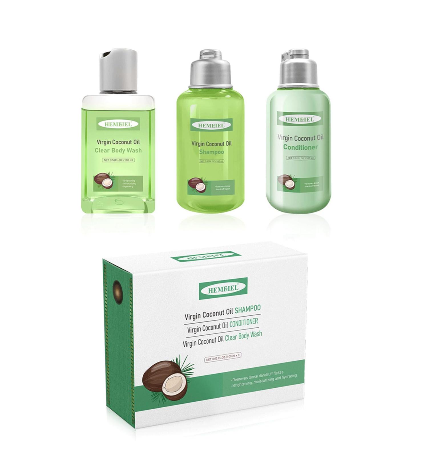 Womens Gift Sets Coconut Oil for Skin Care Skincare Gift Set Self Care Bath Gift Sets with Body Wash Shampoo Conditioner Gifts for Women - Buy Online on GoSupps.com
