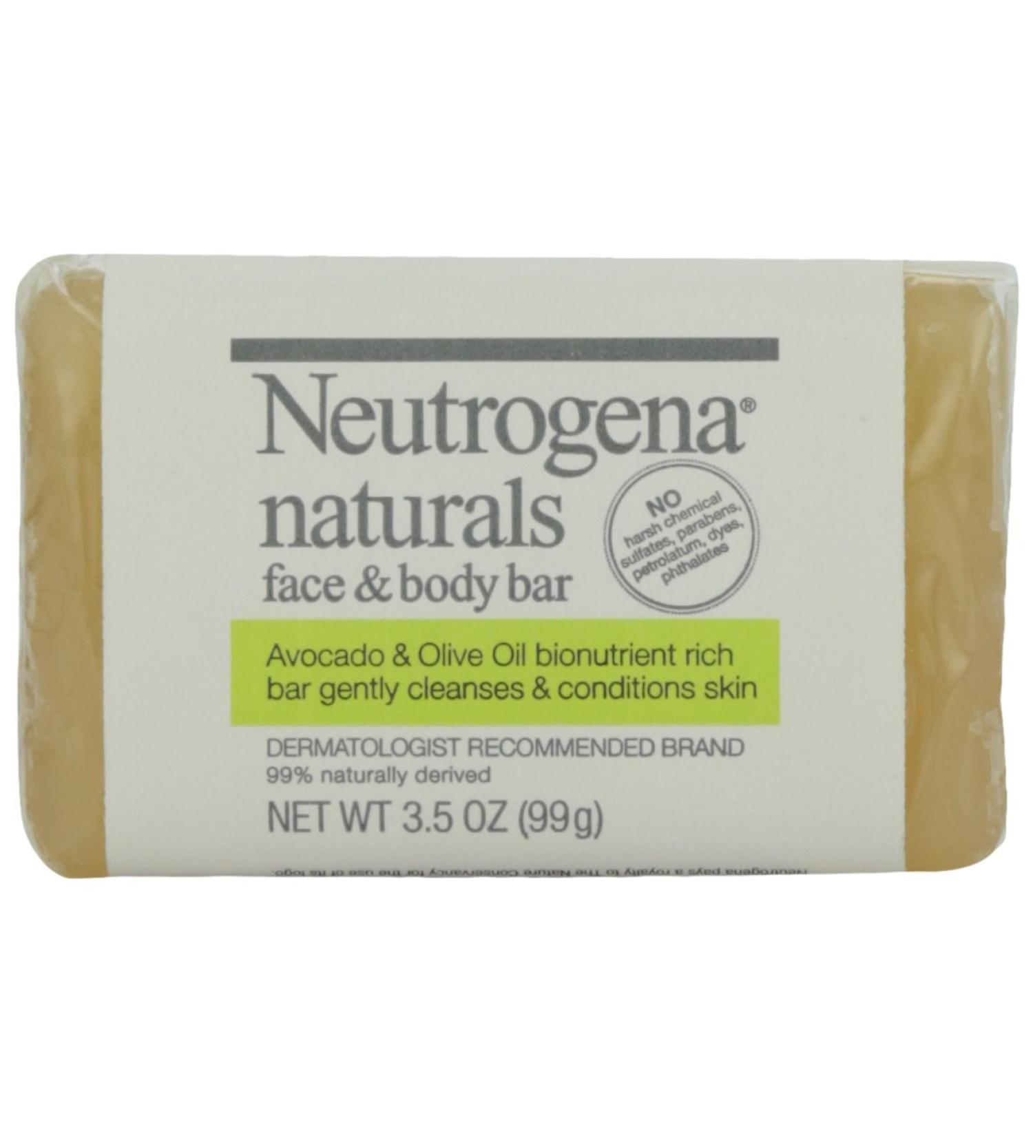 Buy Neutrogena Naturals Face and Body Bar - 3.5 oz | International Shipping Available - Buy Online on GoSupps.com