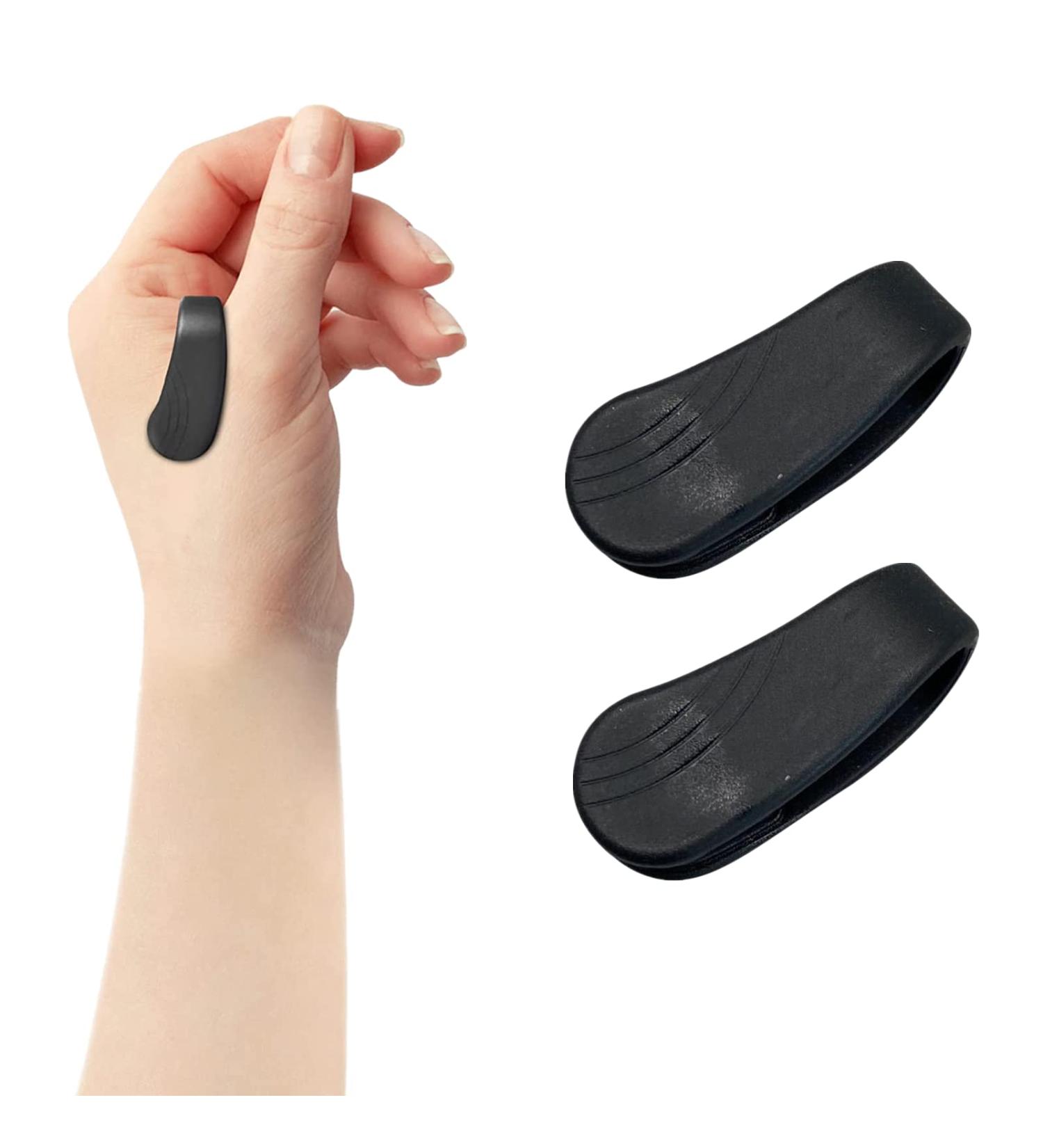 Portable 2-Piece Acupressure Clip Set - Migraine Relief Stress Alleviation & Pain Relief Tool - Black - Buy Online on GoSupps.com